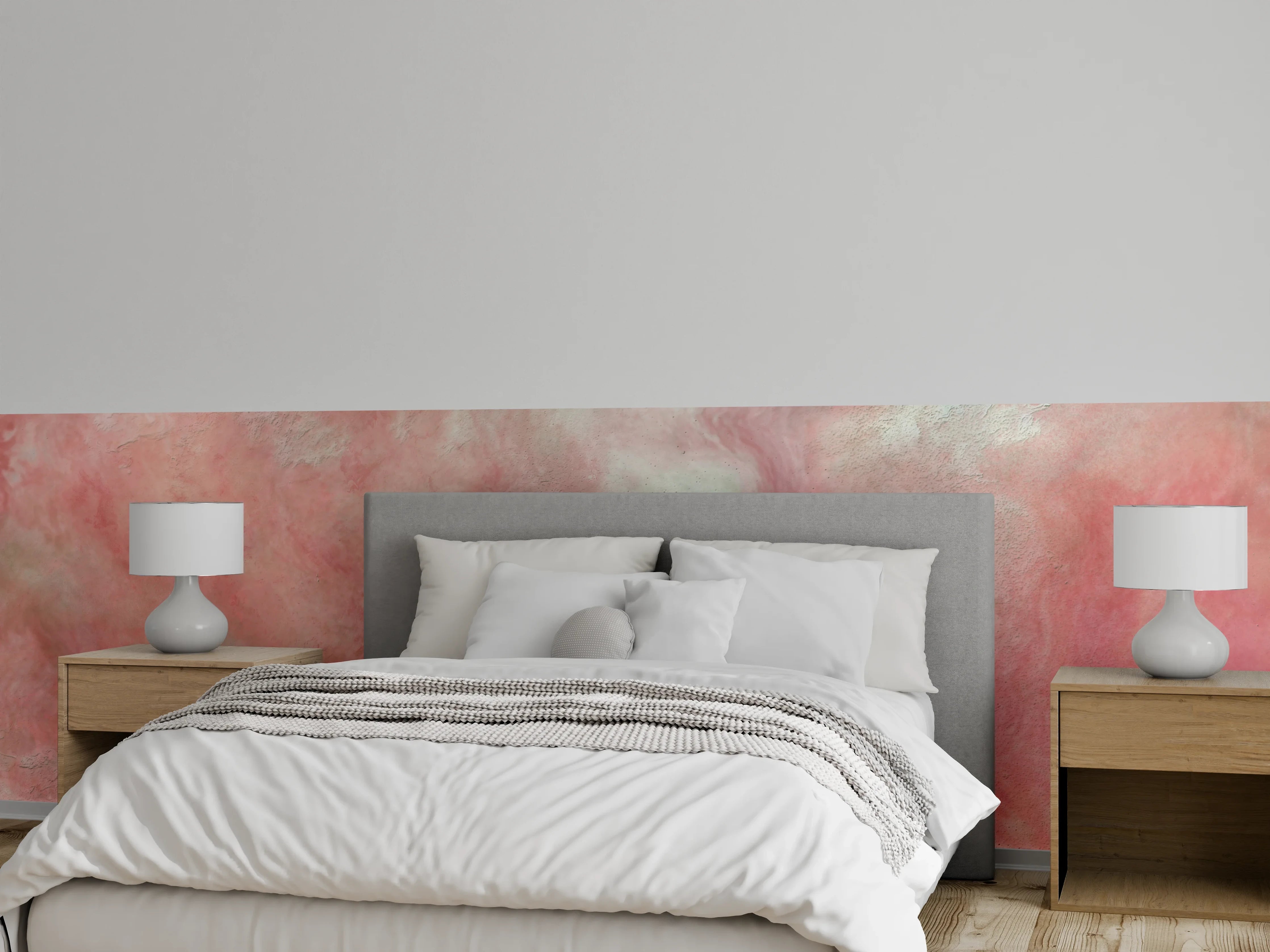 Wandverkleidung Schlafzimmer - Rosa Marble Textur 