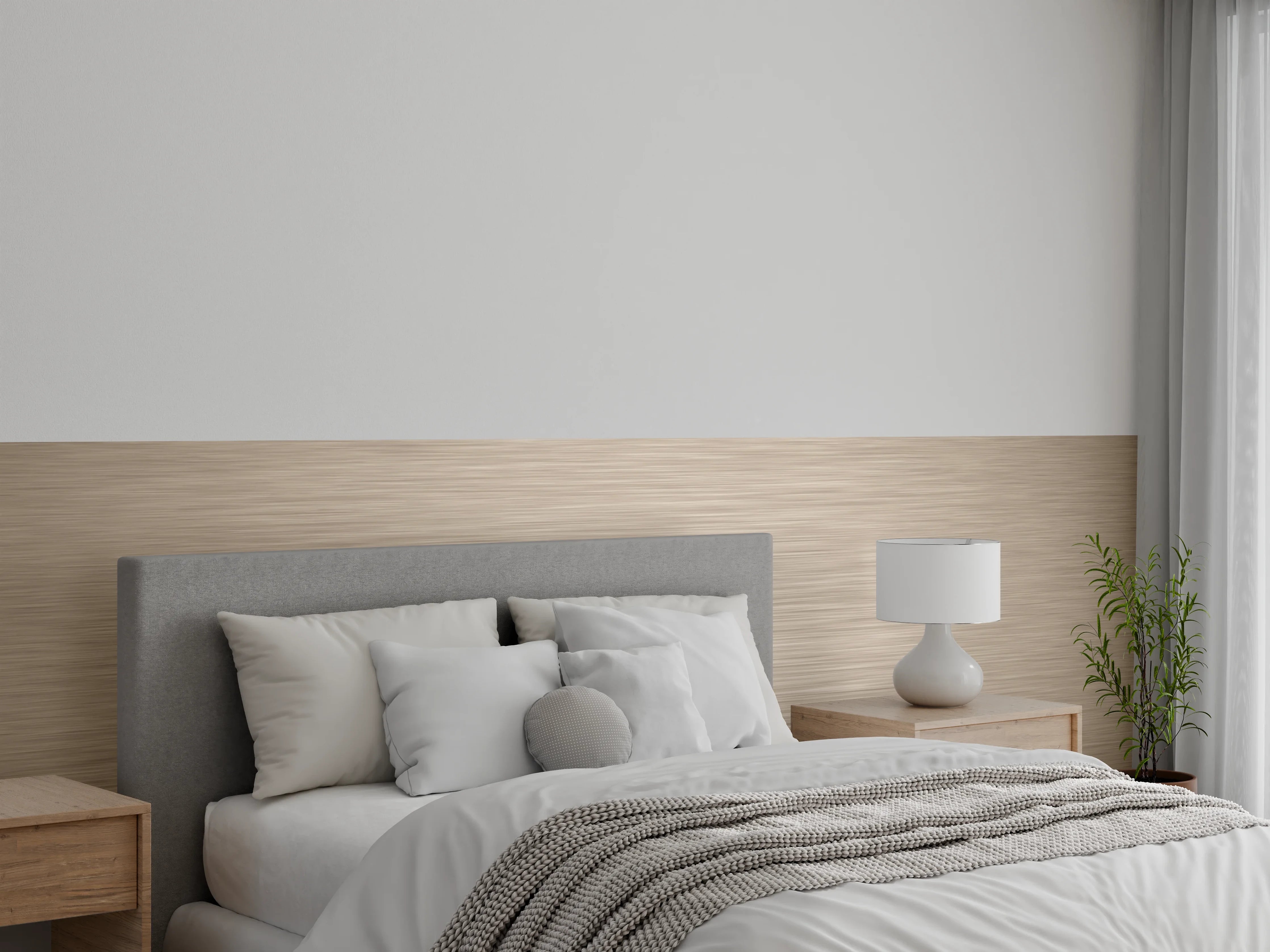 Wandverkleidung Schlafzimmer - Rose - ALU Prime - Metall Gebürstet