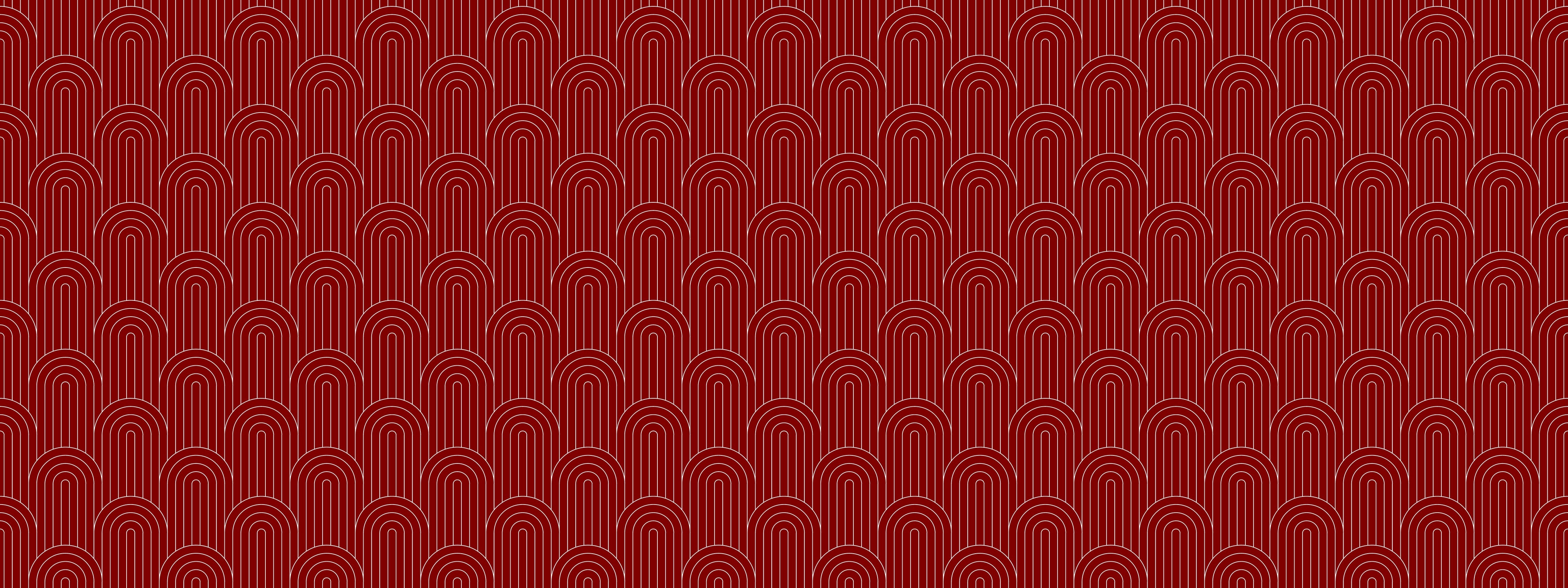 Wandverkleidung Schlafzimmer-Rotes Art-déco-Muster moderne Eleganz