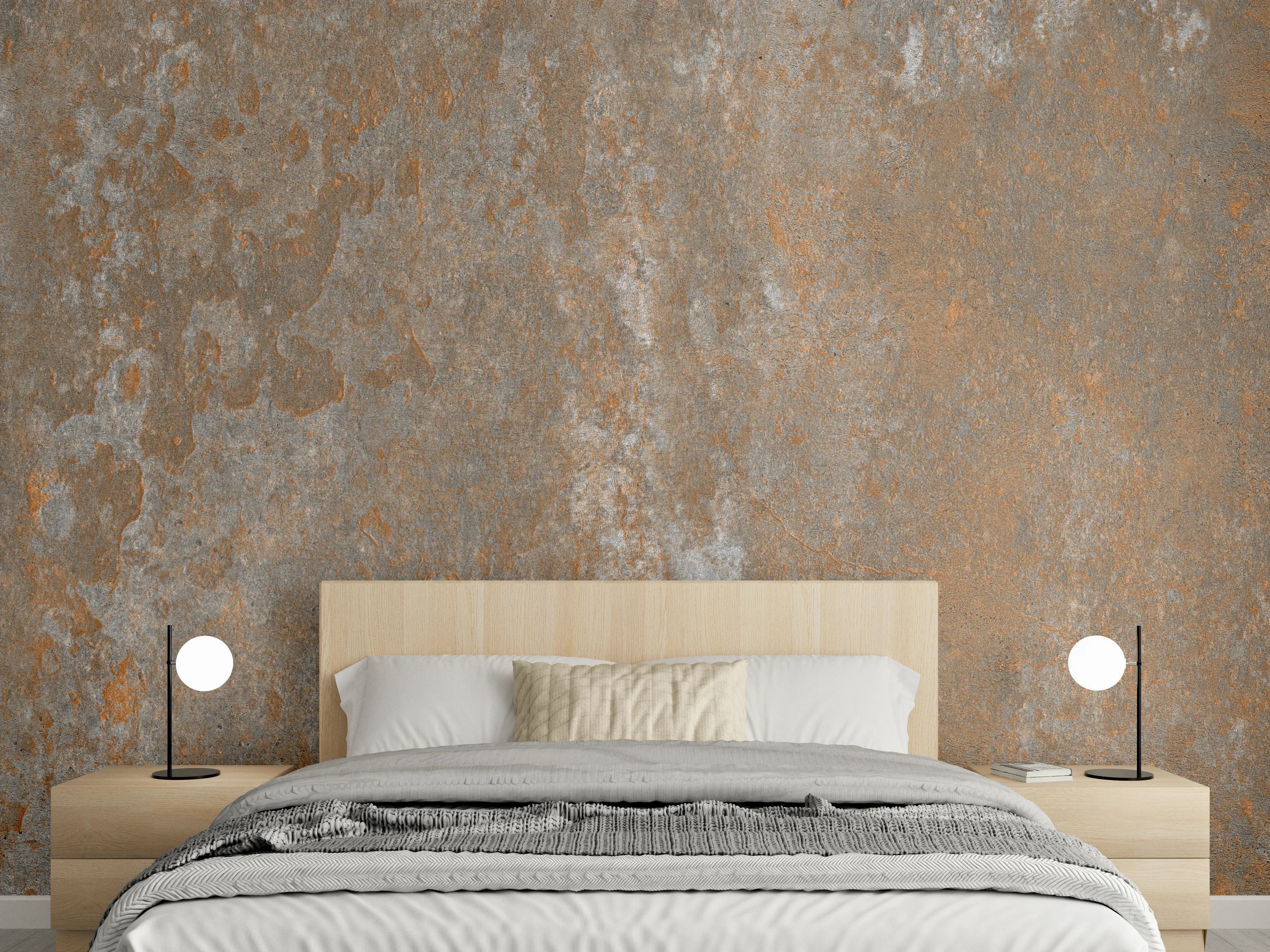 Wandverkleidung Schlafzimmer - Rustikaler Stein Hintergrund