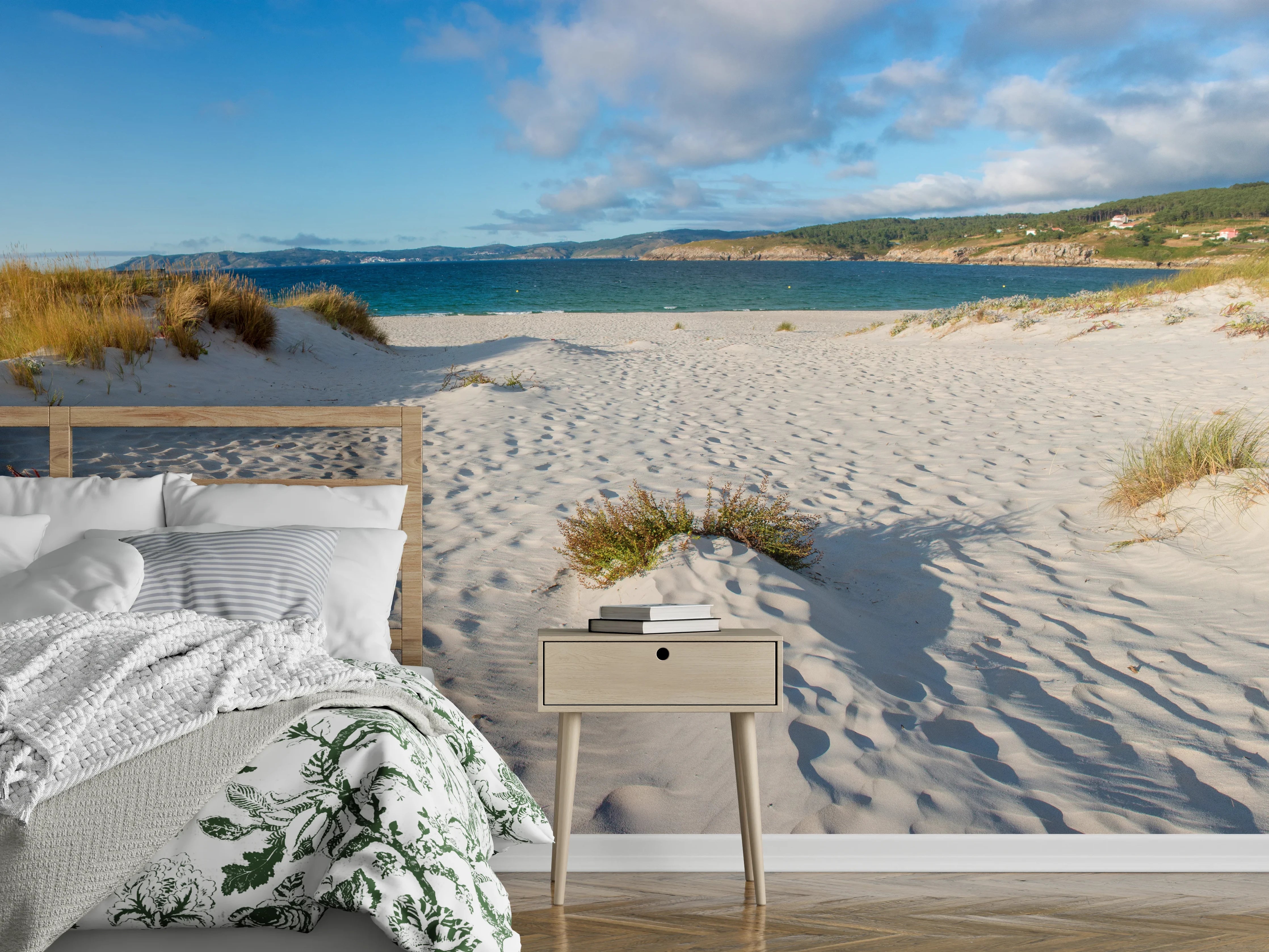 Wandverkleidung Schlafzimmer - Sanddüne am Meer – Naturidyll