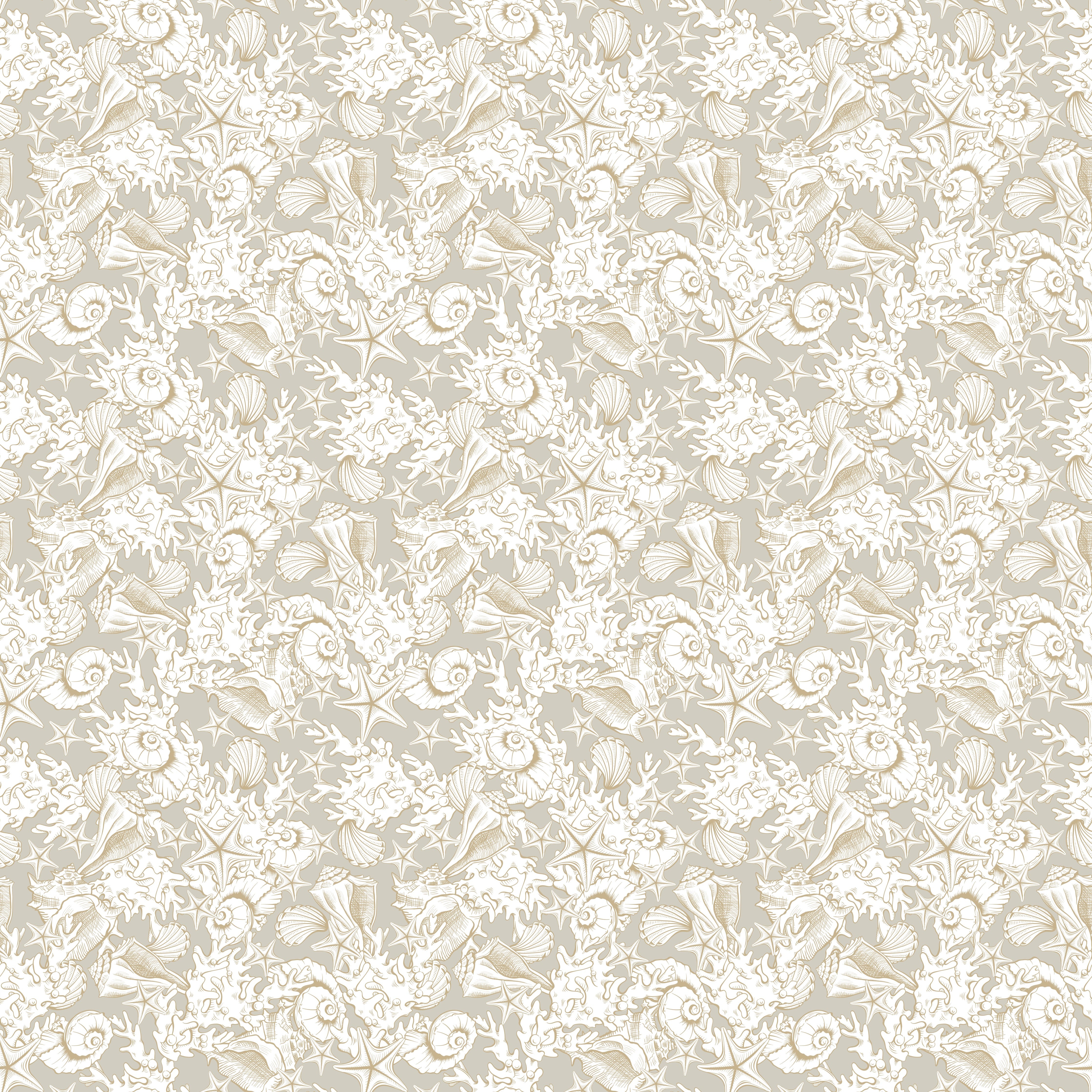 Wandverkleidung Schlafzimmer-Sandiges Muschel-Muster Beige