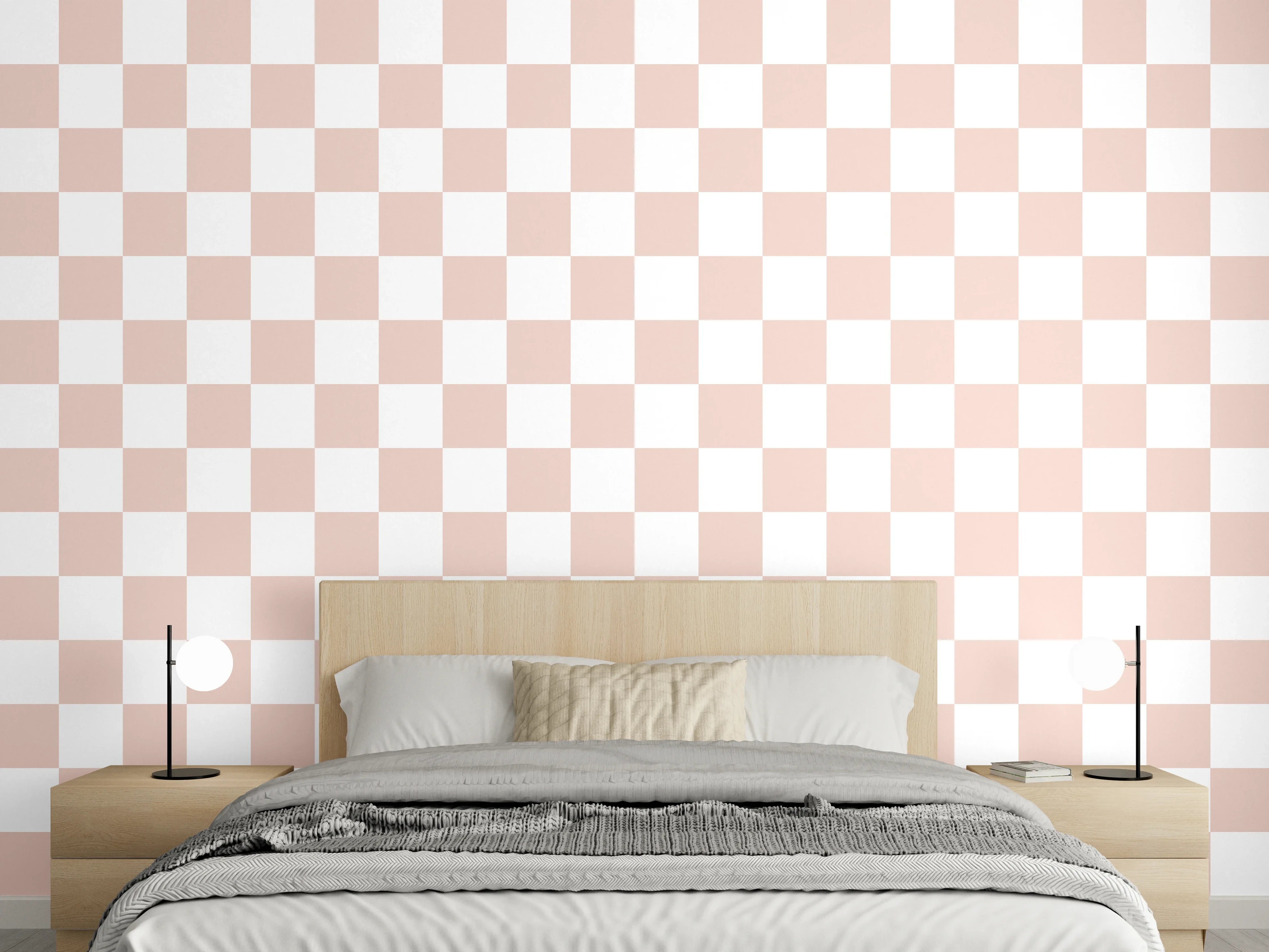 Wandverkleidung Schlafzimmer - Sanftes Fliesendesign in Greige-Tönen