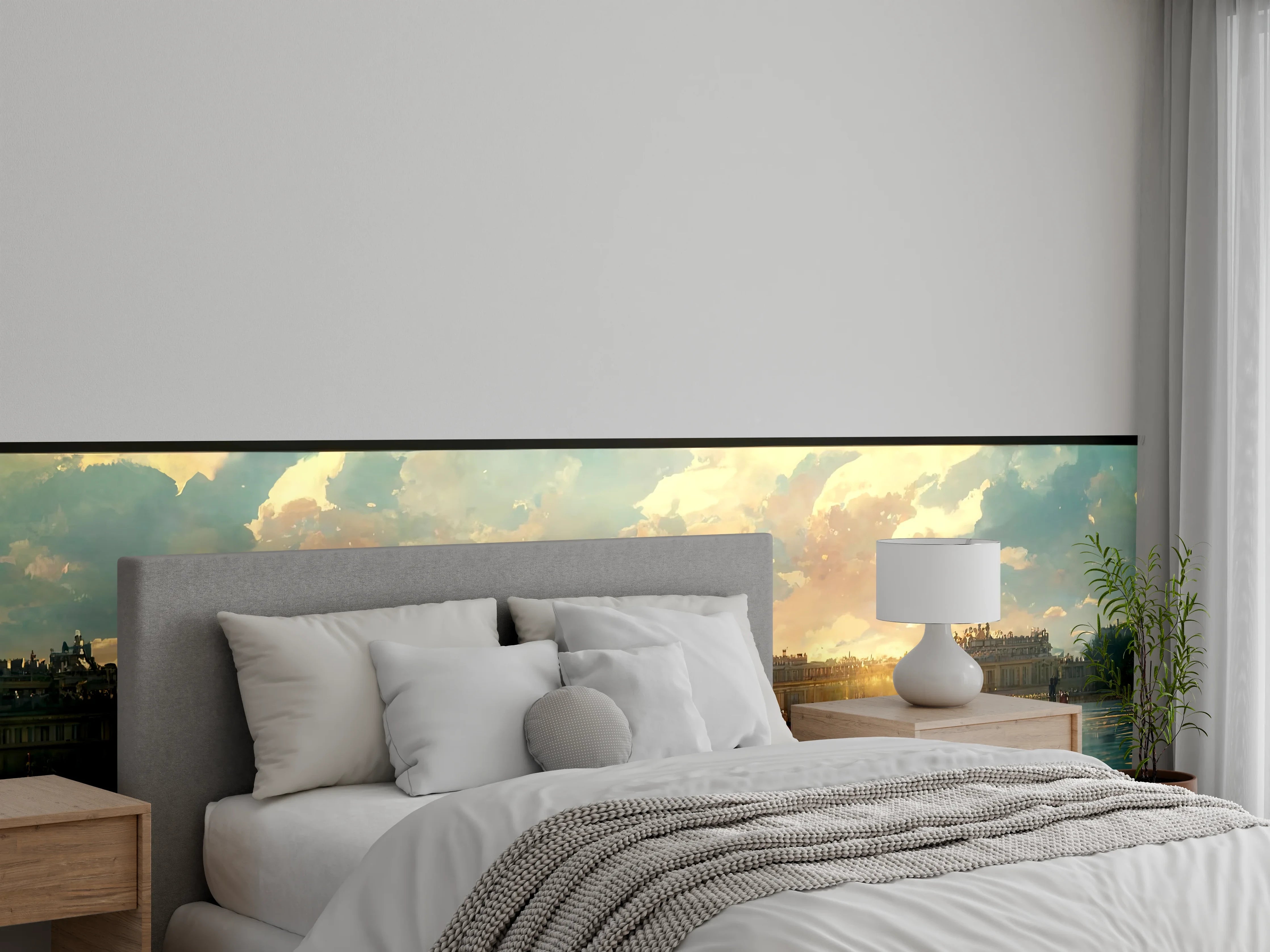 Wandverkleidung Schlafzimmer - Schloss - Moderne Farben