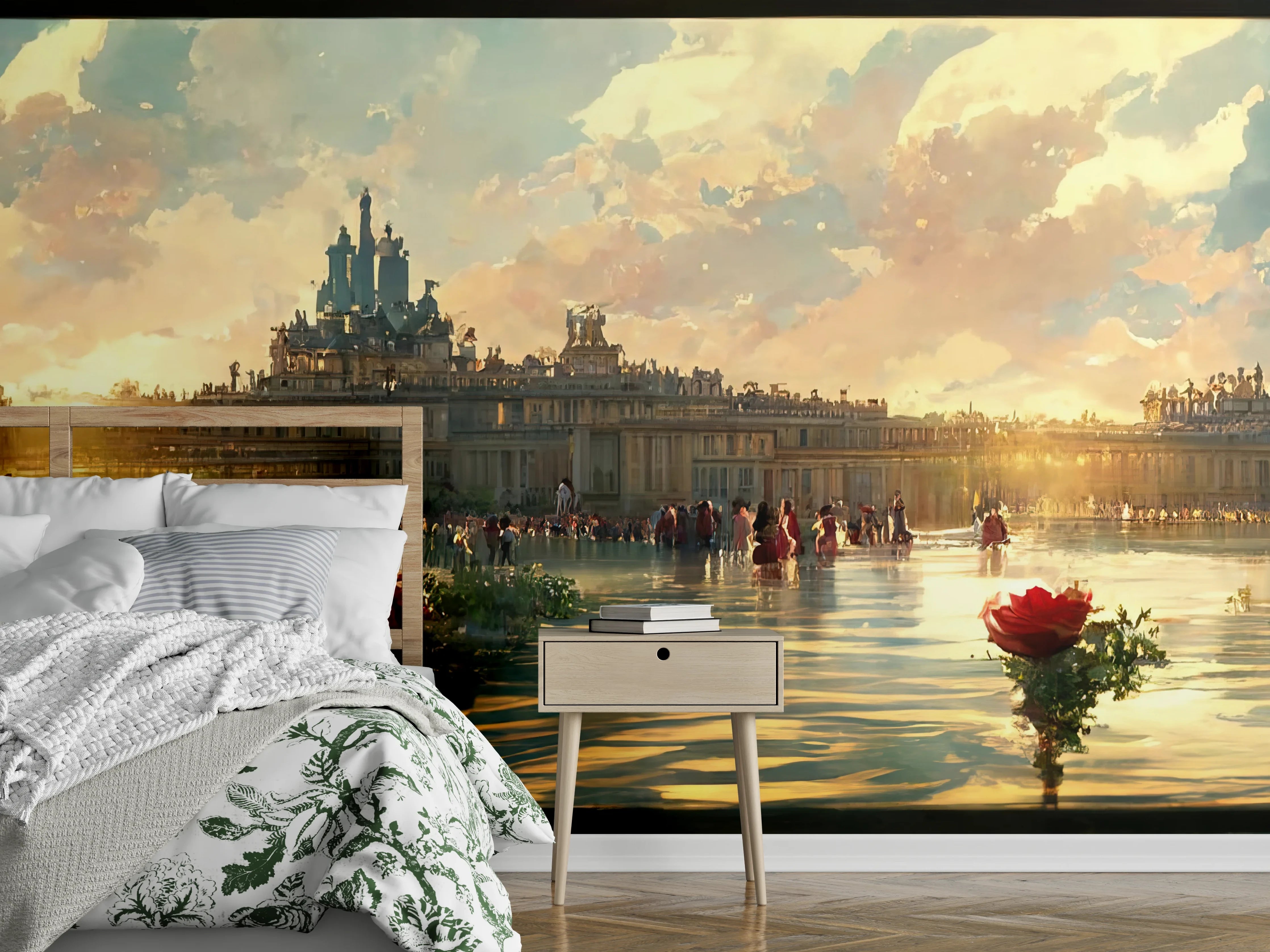 Wandverkleidung Schlafzimmer - Schloss - Moderne Farben