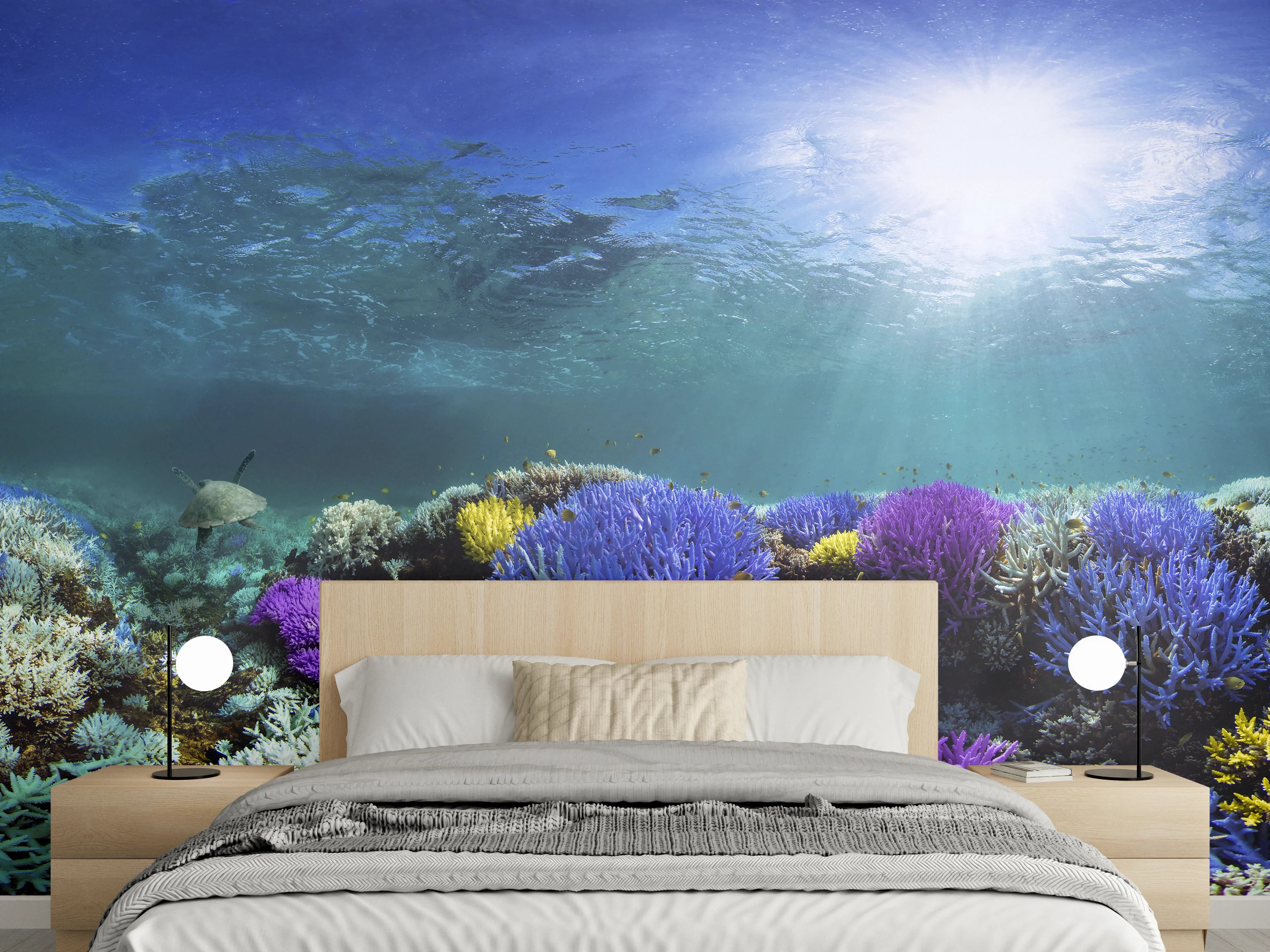 Wandverkleidung Schlafzimmer - Schönes Korallenriff