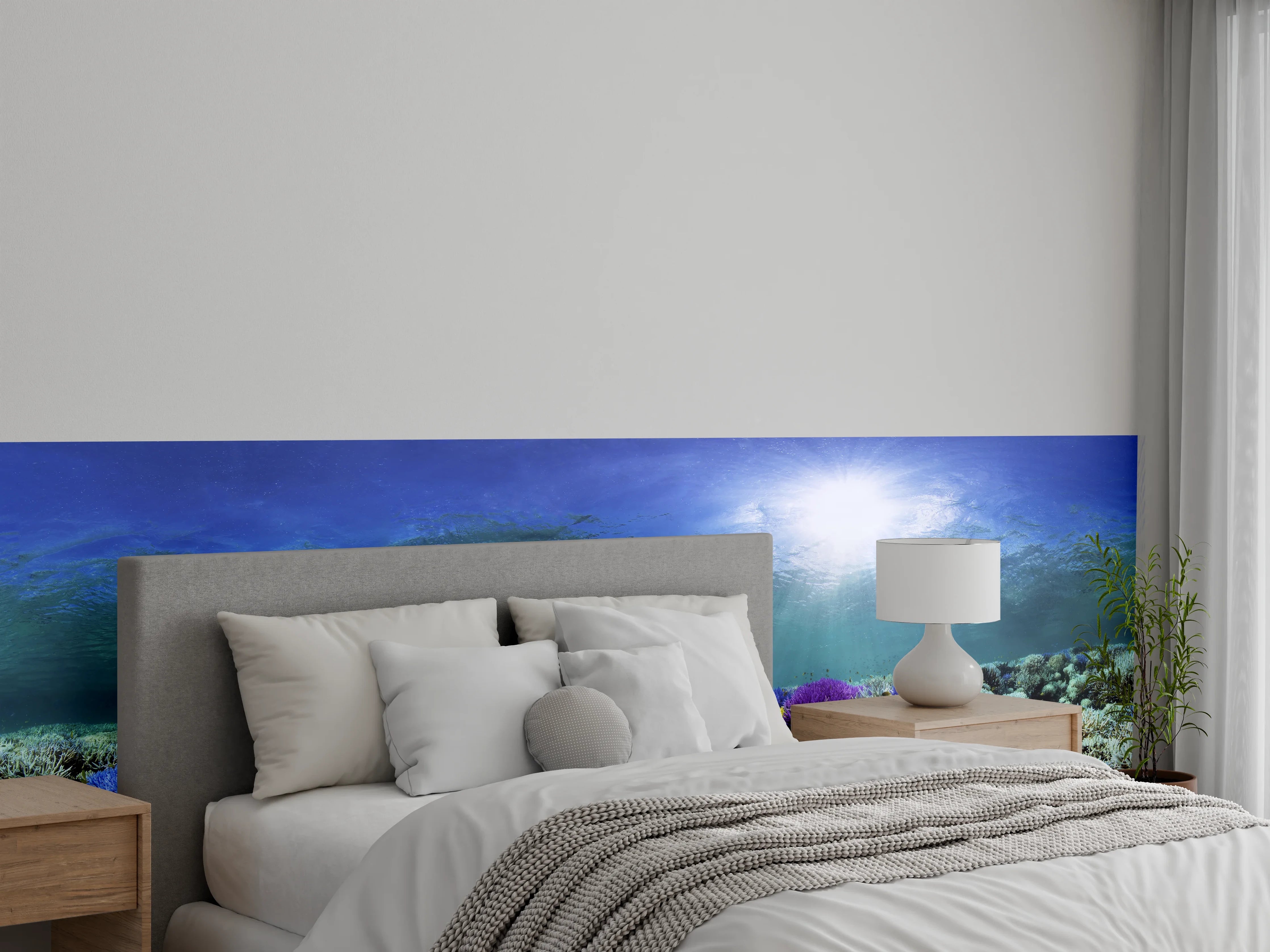 Wandverkleidung Schlafzimmer - Schönes Korallenriff