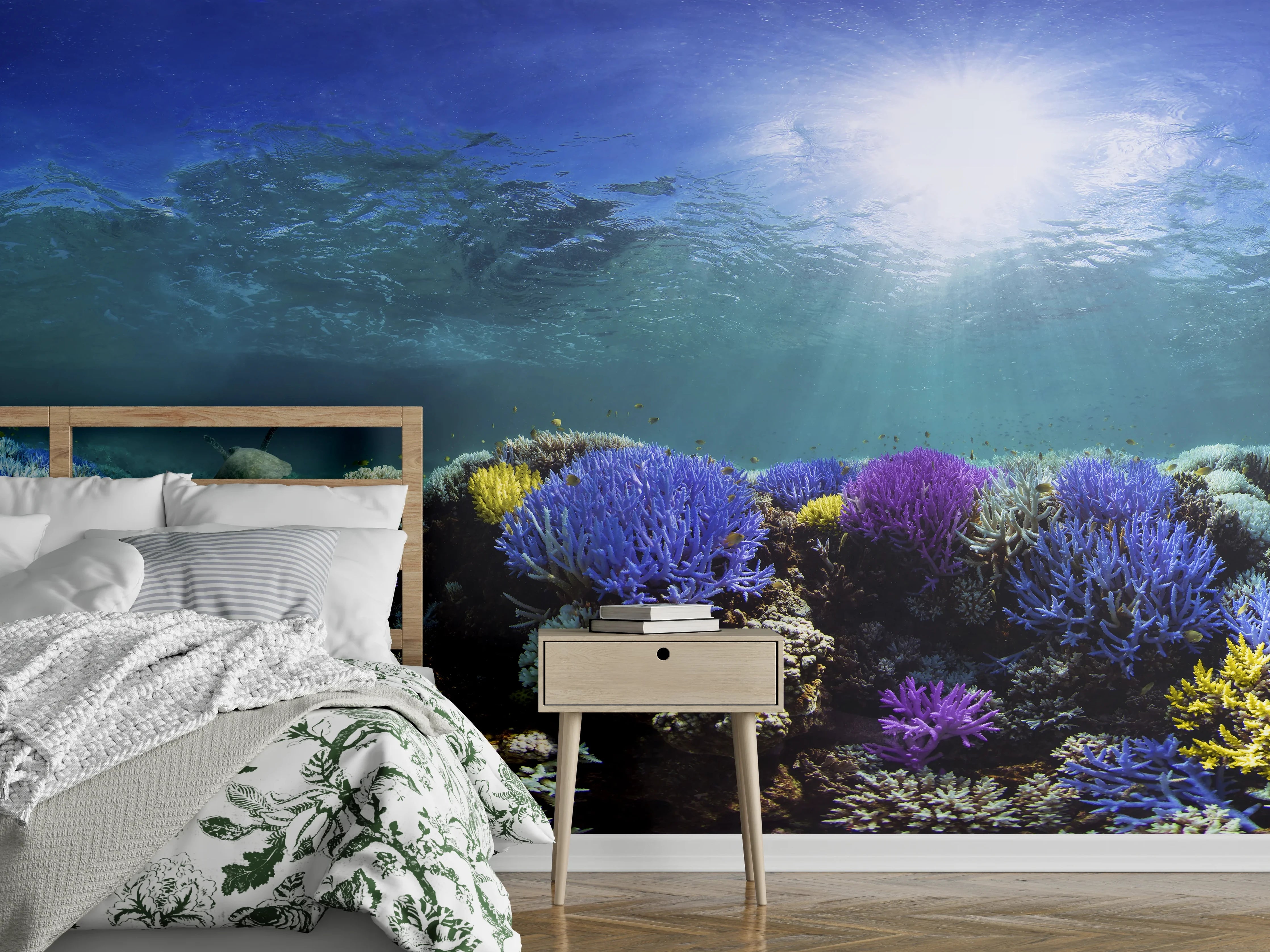 Wandverkleidung Schlafzimmer - Schönes Korallenriff