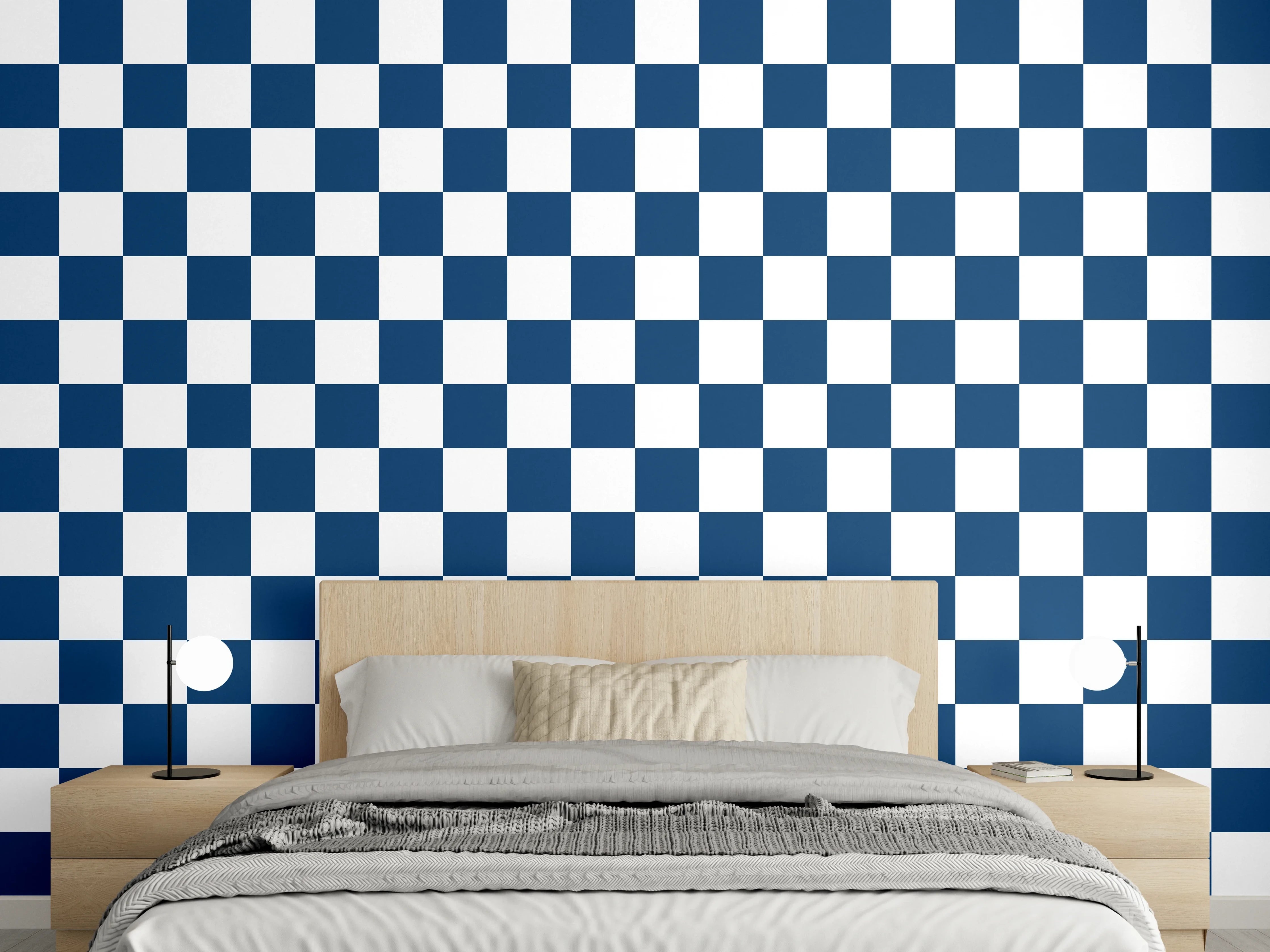Wandverkleidung Schlafzimmer - Schwarz-Weiß-R Wrapper Nautisch