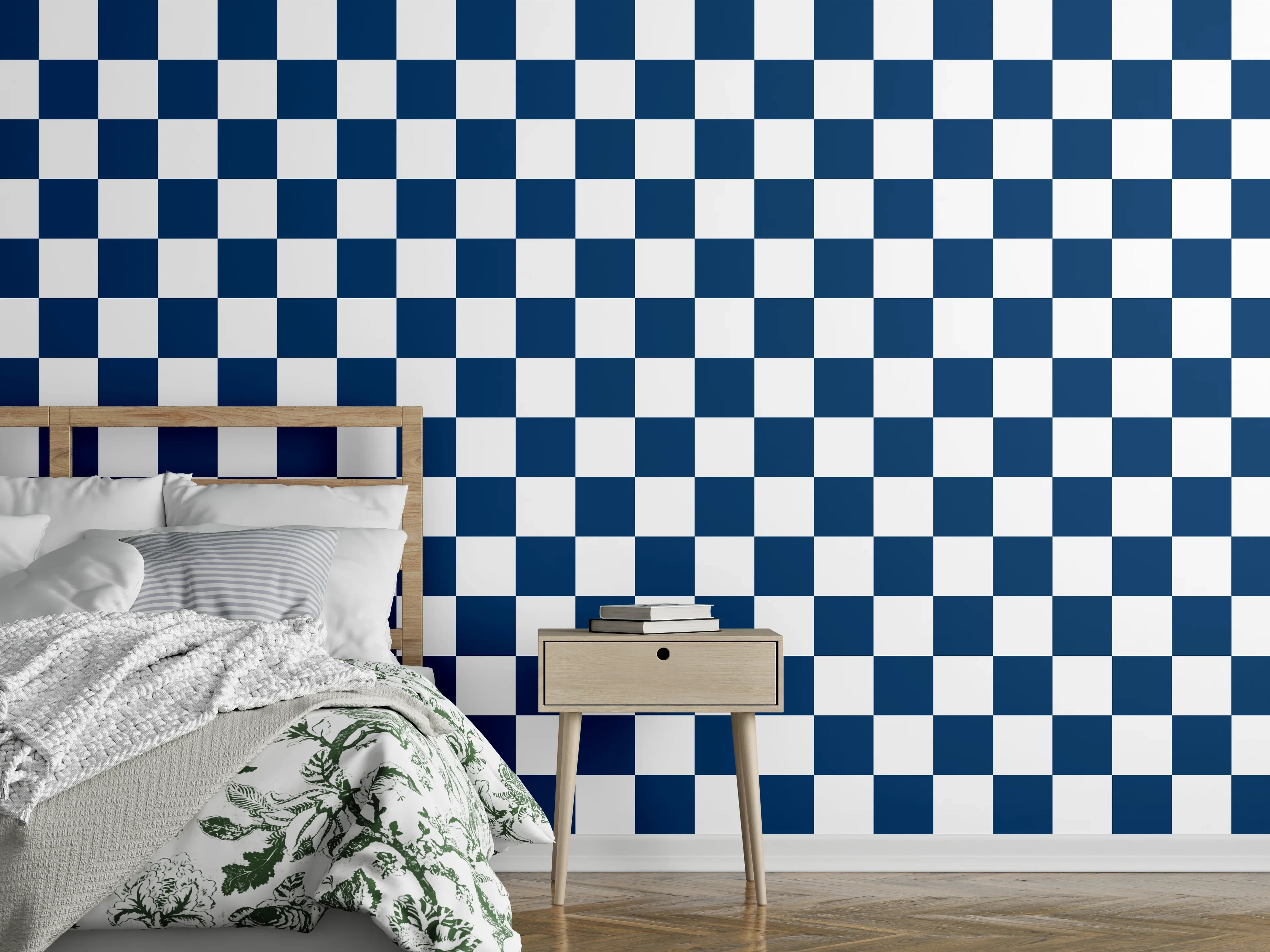 Wandverkleidung Schlafzimmer - Schwarz-Weiß-R Wrapper Nautisch