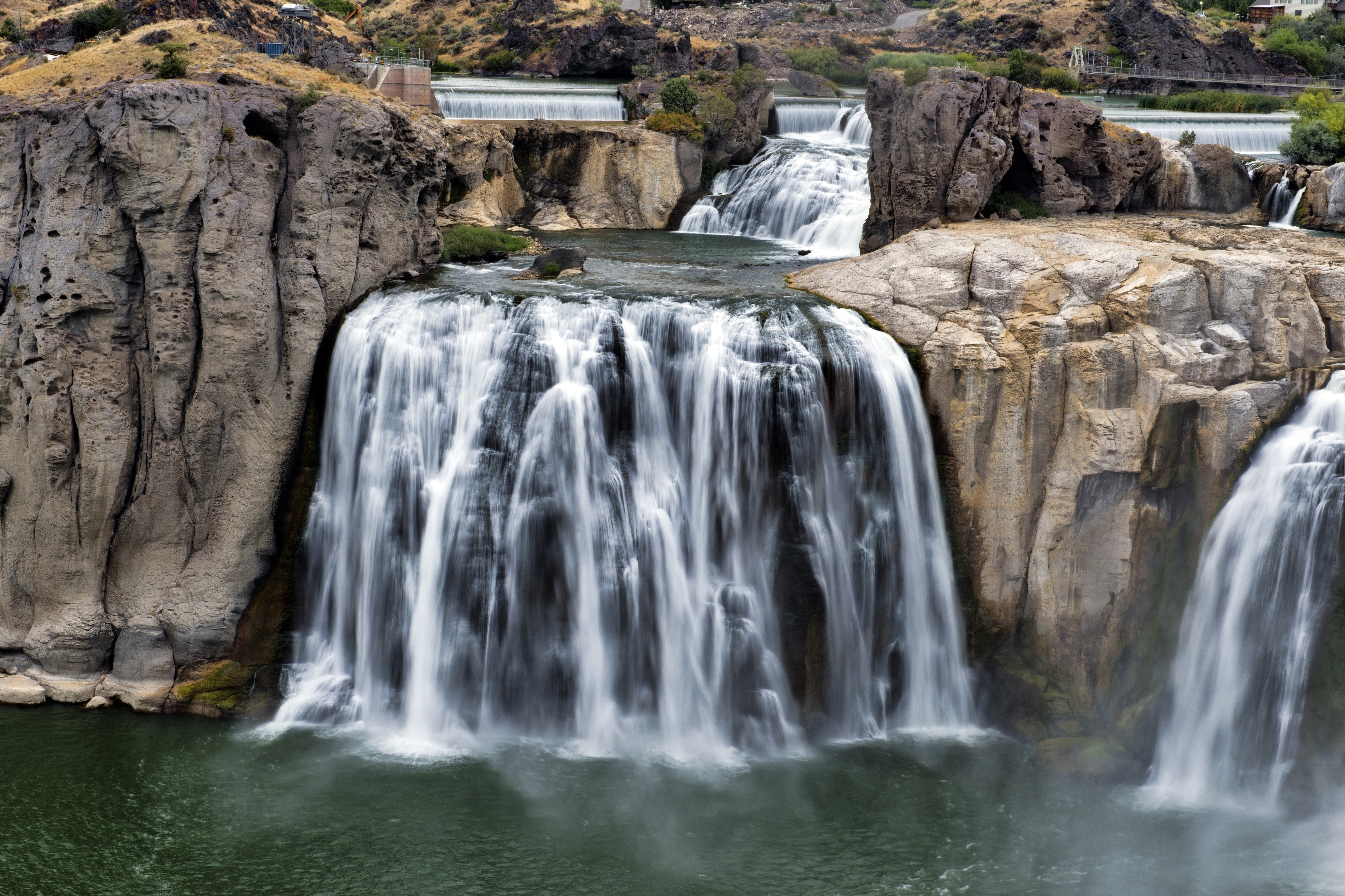 Wandverkleidung Schlafzimmer-Shoshone Wasserfall