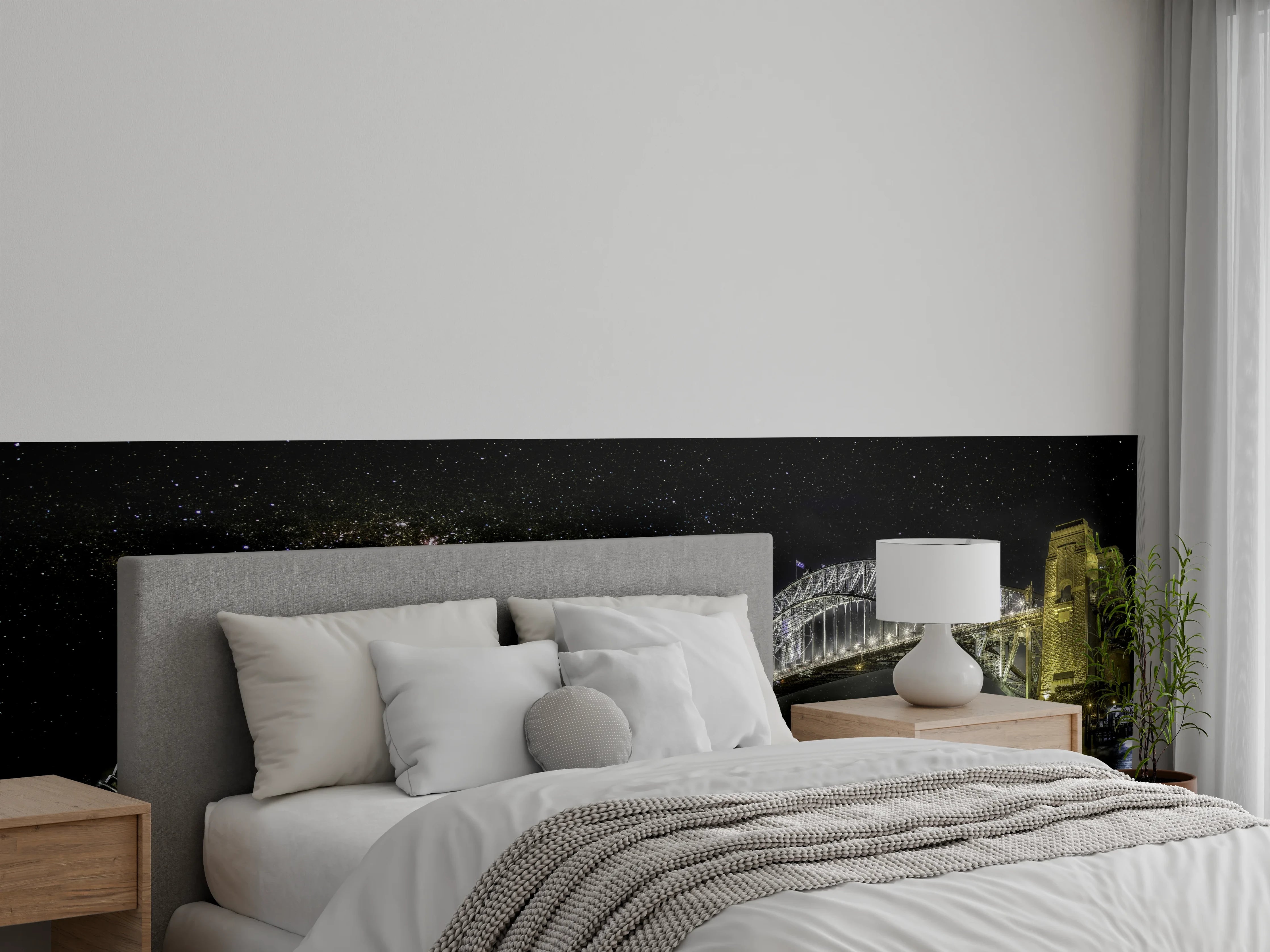 Wandverkleidung Schlafzimmer - Skyline - Sydney