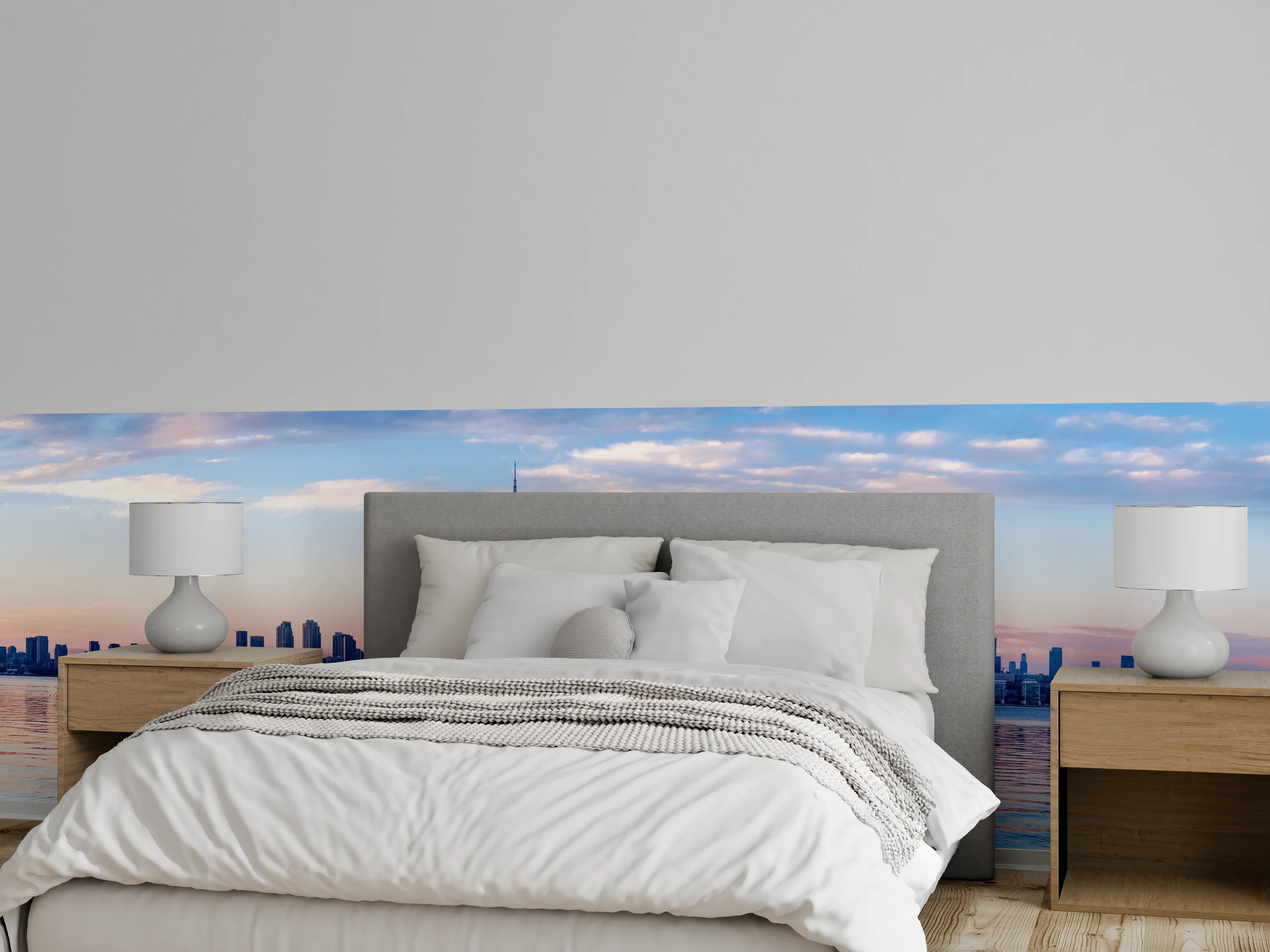 Wandverkleidung Schlafzimmer - Skyline von Toronto