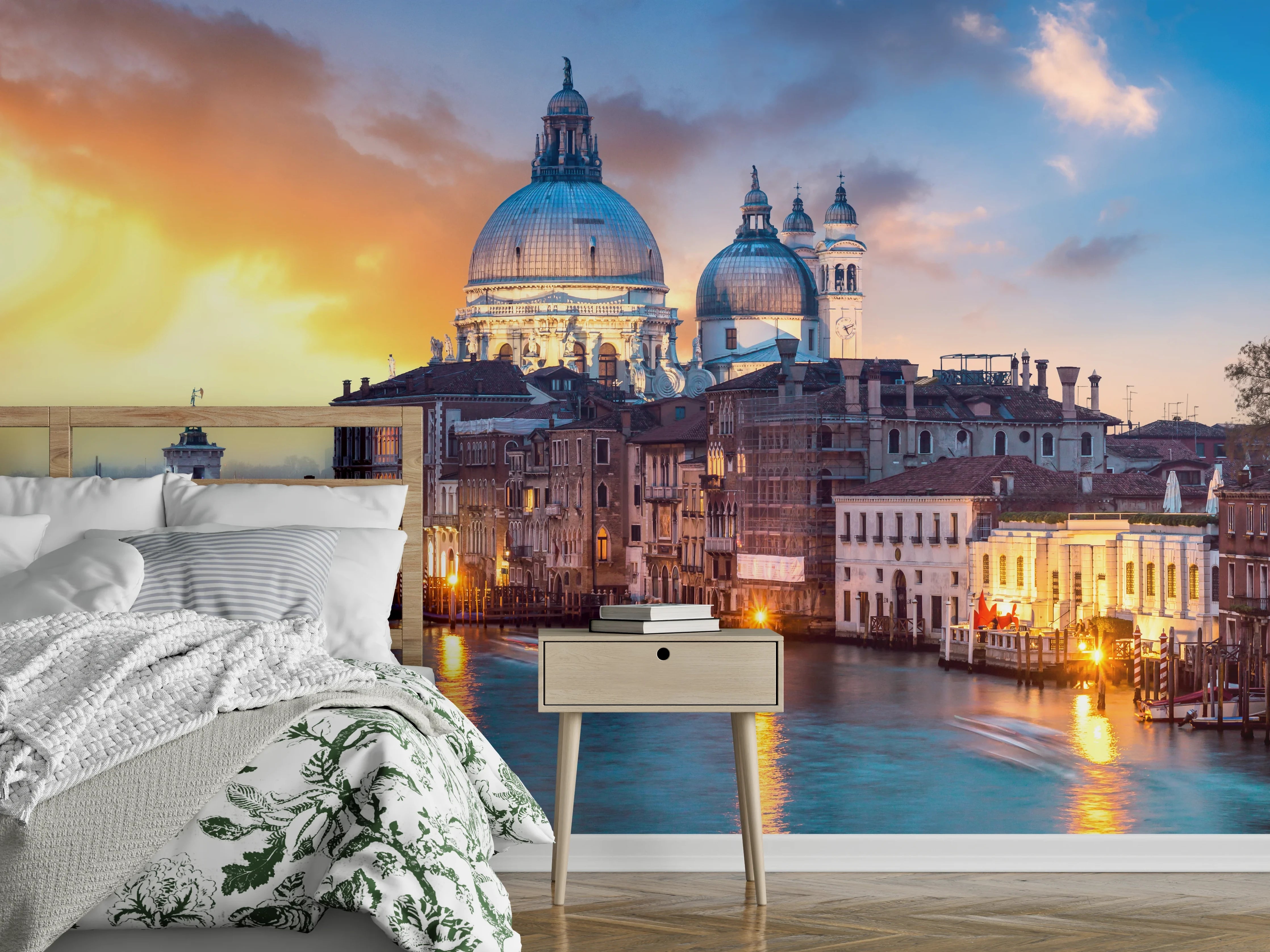 Wandverkleidung Schlafzimmer - Sonnenuntergang am Canal Grande - Venedig 2