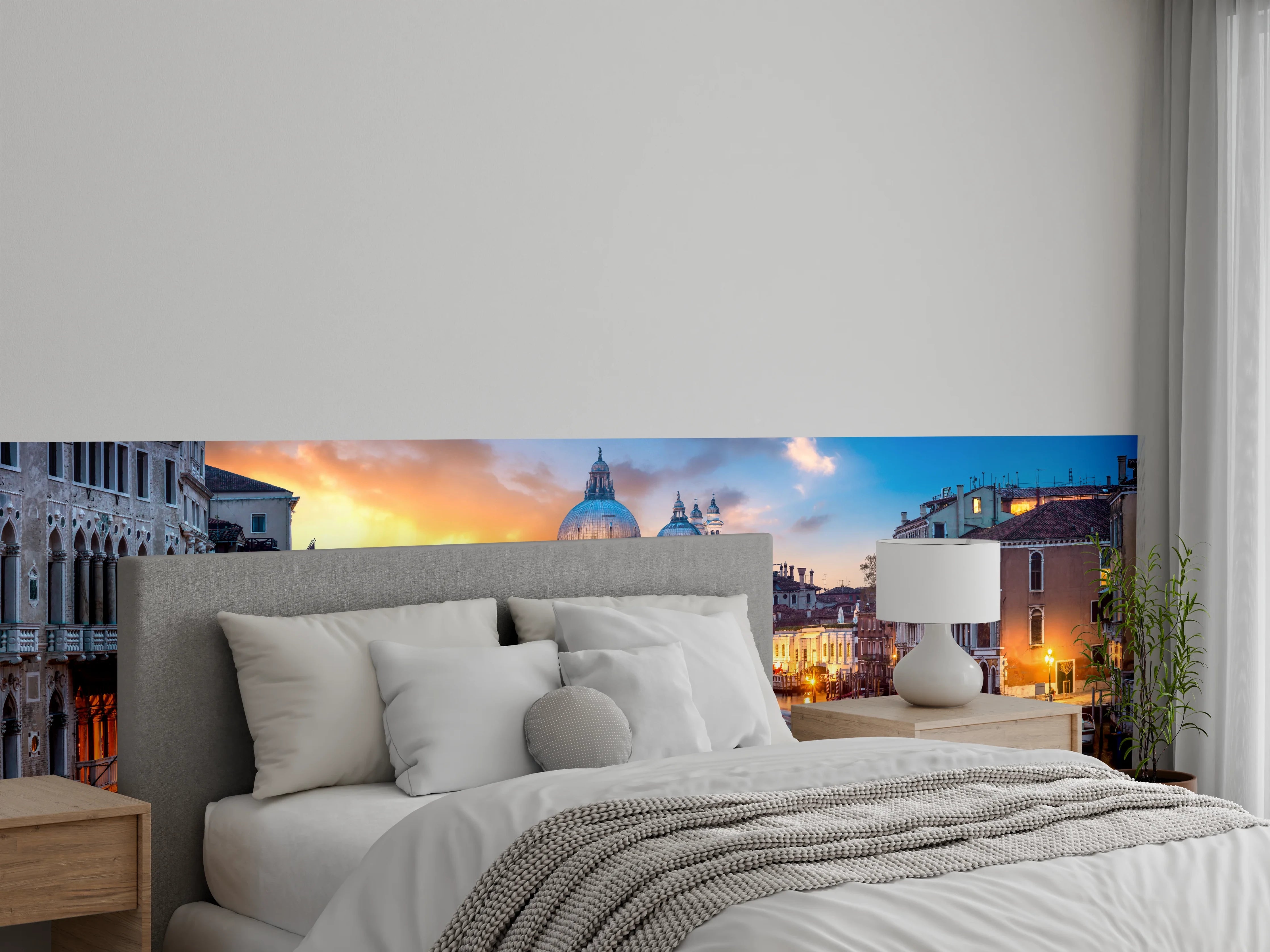 Wandverkleidung Schlafzimmer - Sonnenuntergang am Canal Grande - Venedig