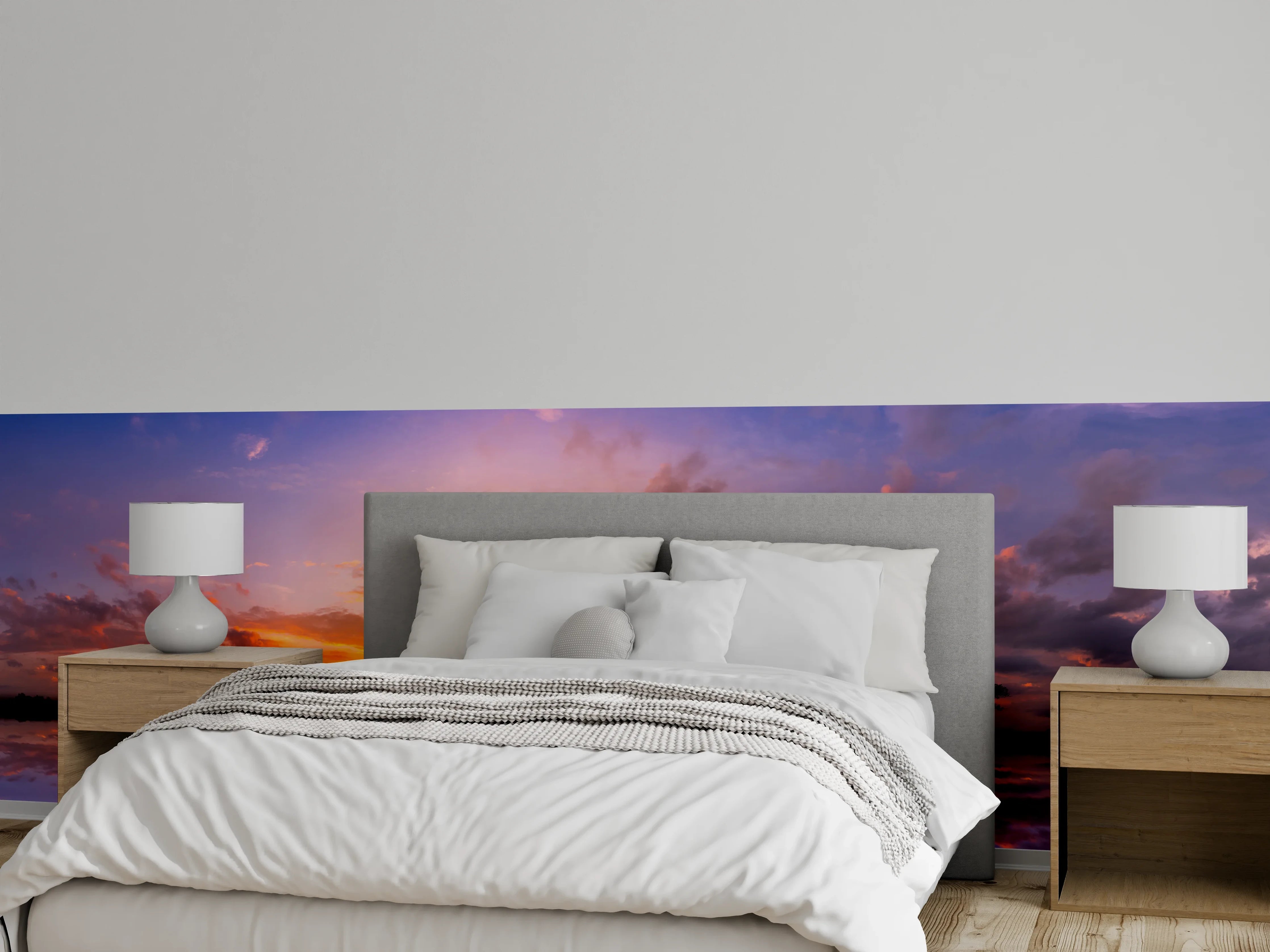 Wandverkleidung Schlafzimmer - Sonnenuntergang in Afrika