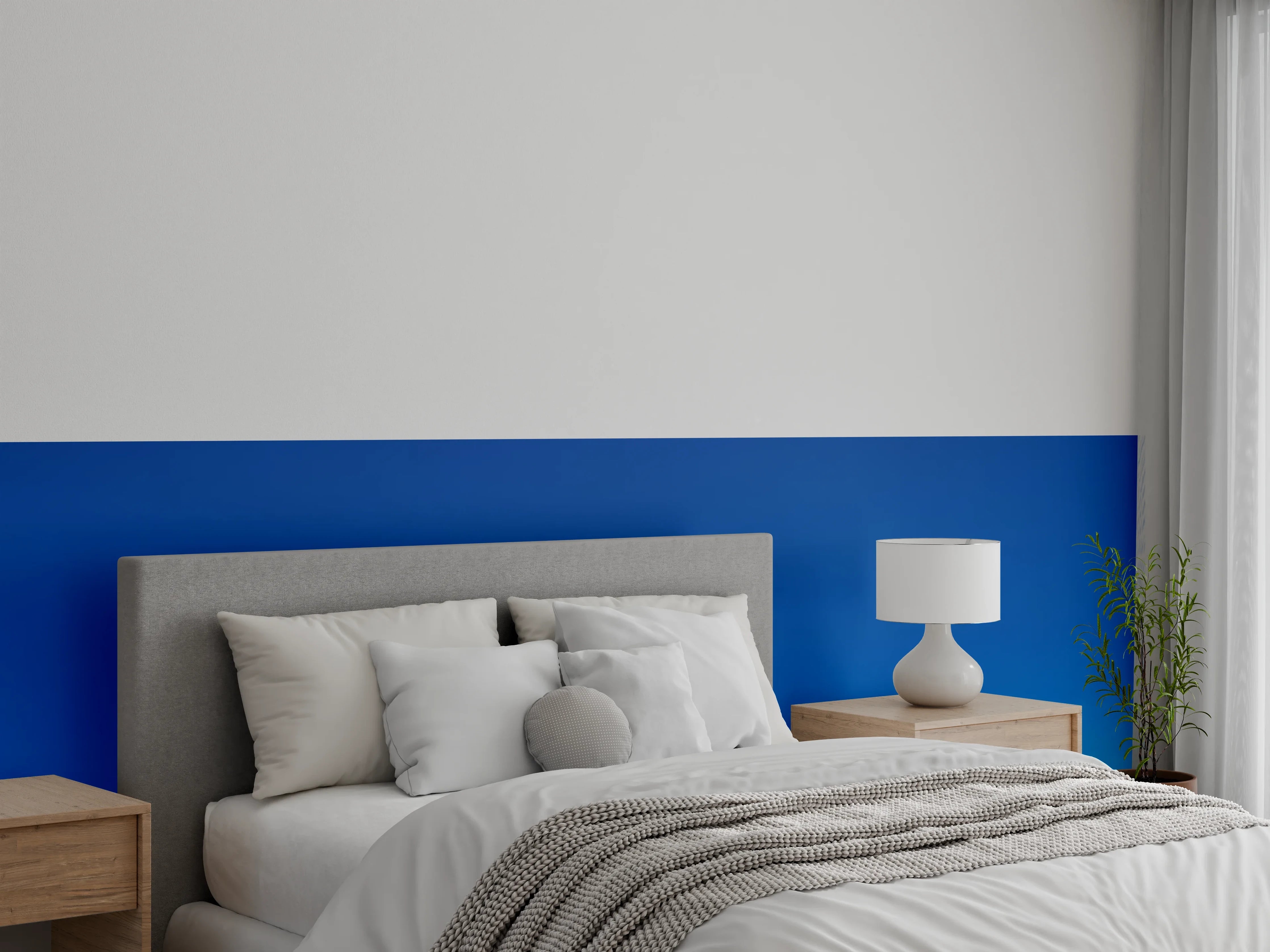Wandverkleidung Schlafzimmer - Strand Idylle Meerblick Sommer