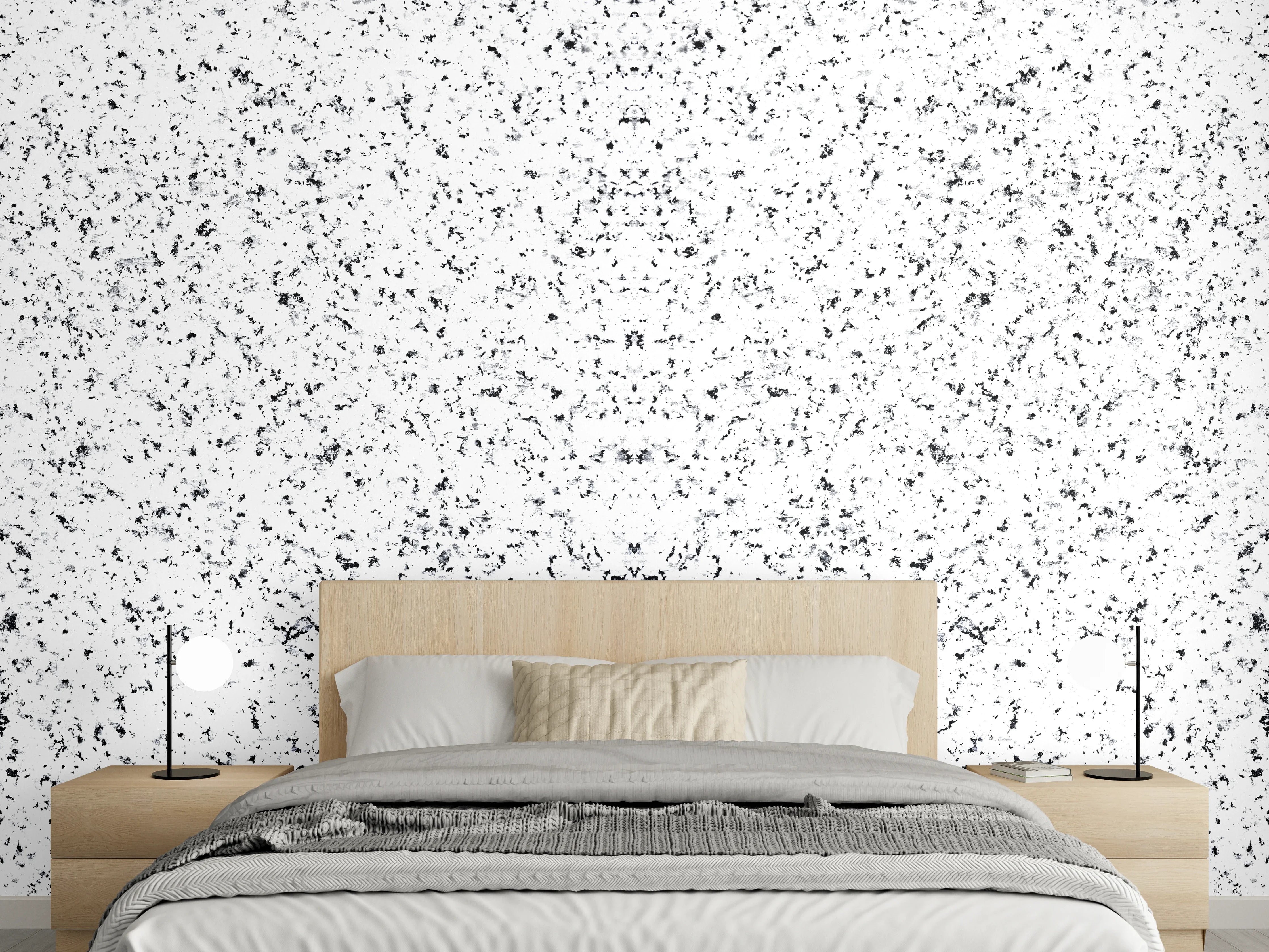 Wandverkleidung Schlafzimmer - Terrazzo Granit Textur