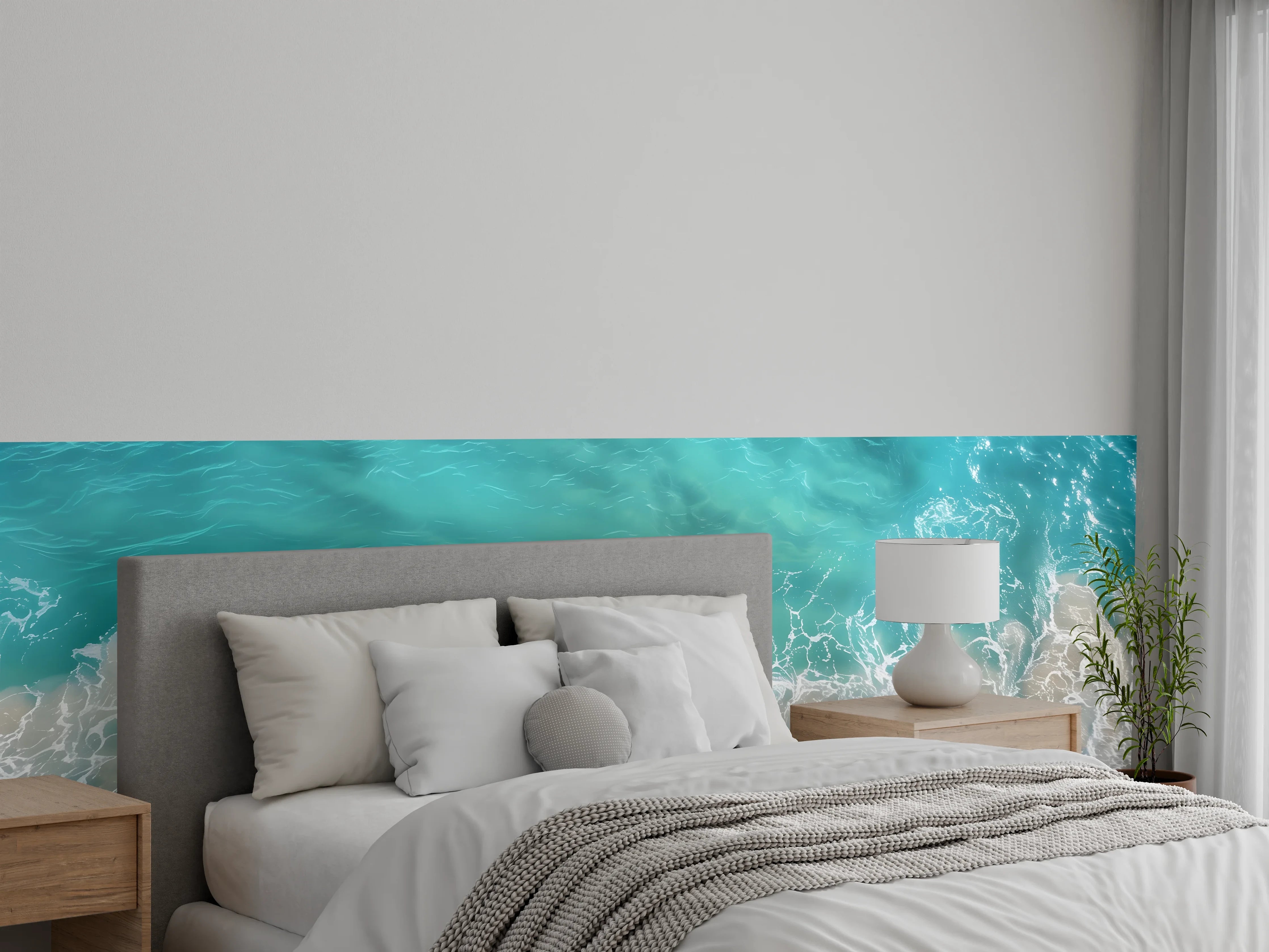 Wandverkleidung Schlafzimmer - Traumhafter Ozean – Strand und Meer