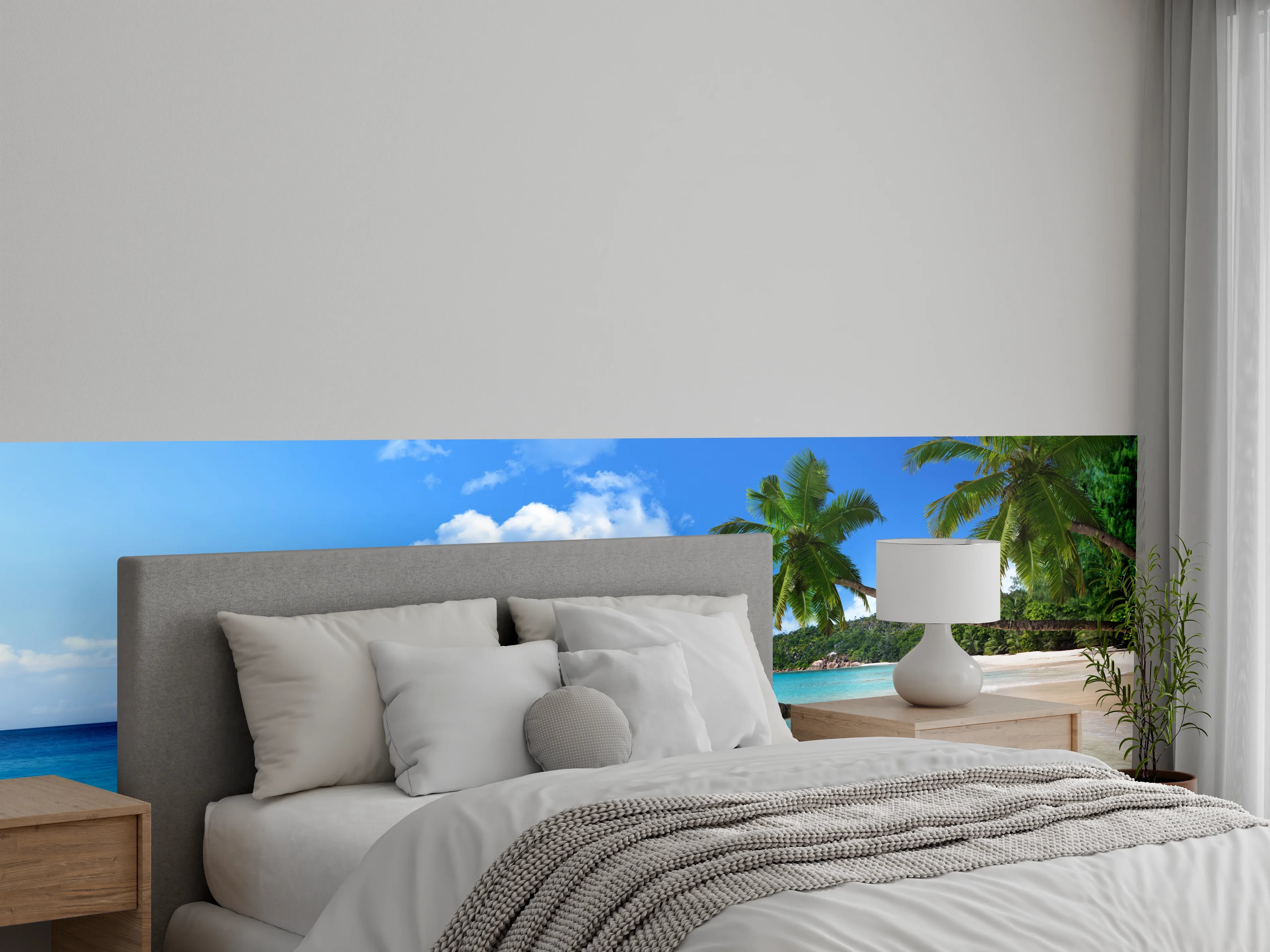 Wandverkleidung Schlafzimmer - Traumhafter Strand – Paradiesisches Meer