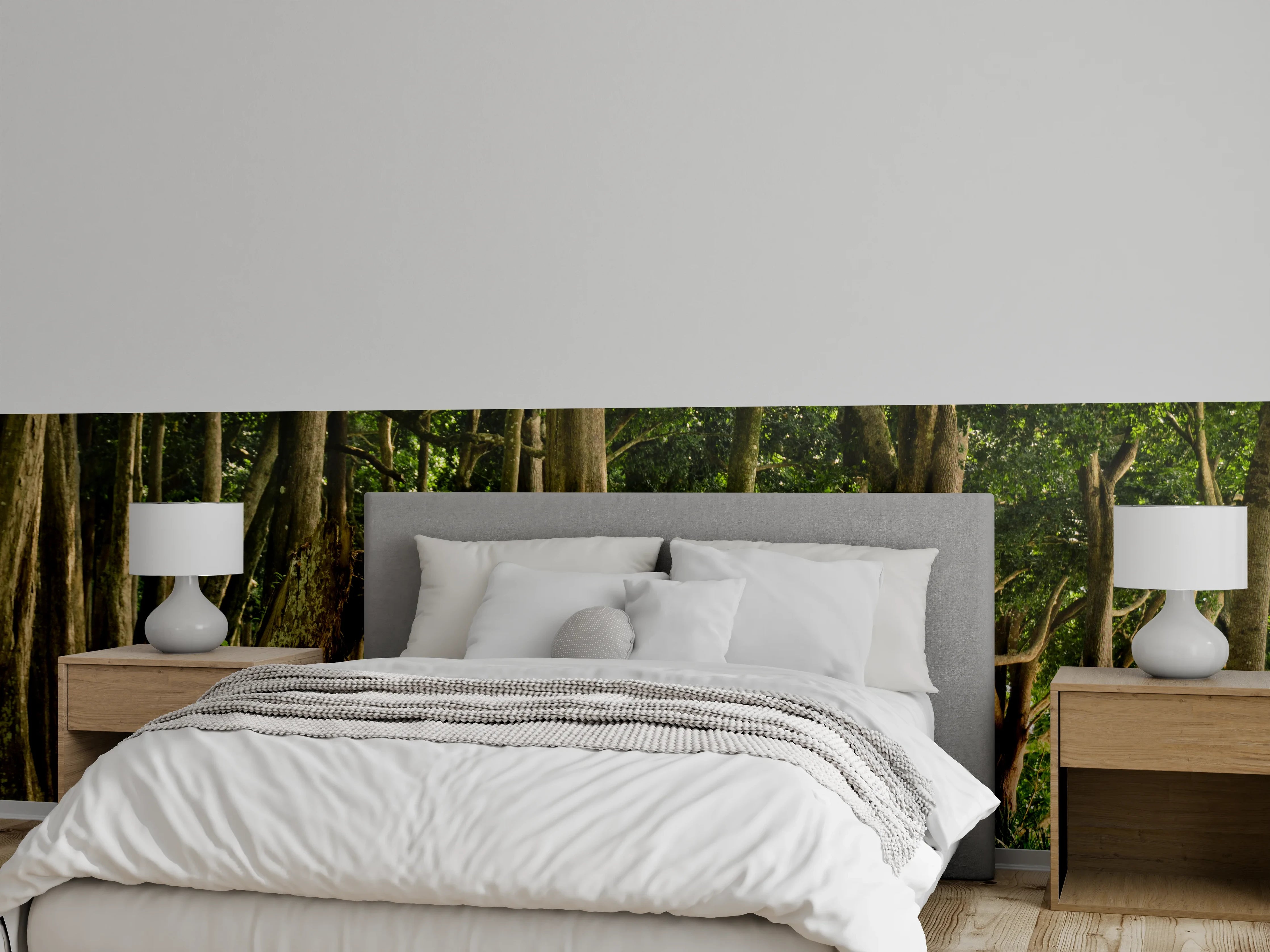 Wandverkleidung Schlafzimmer - Tropischer Wald auf der Insel Havelock