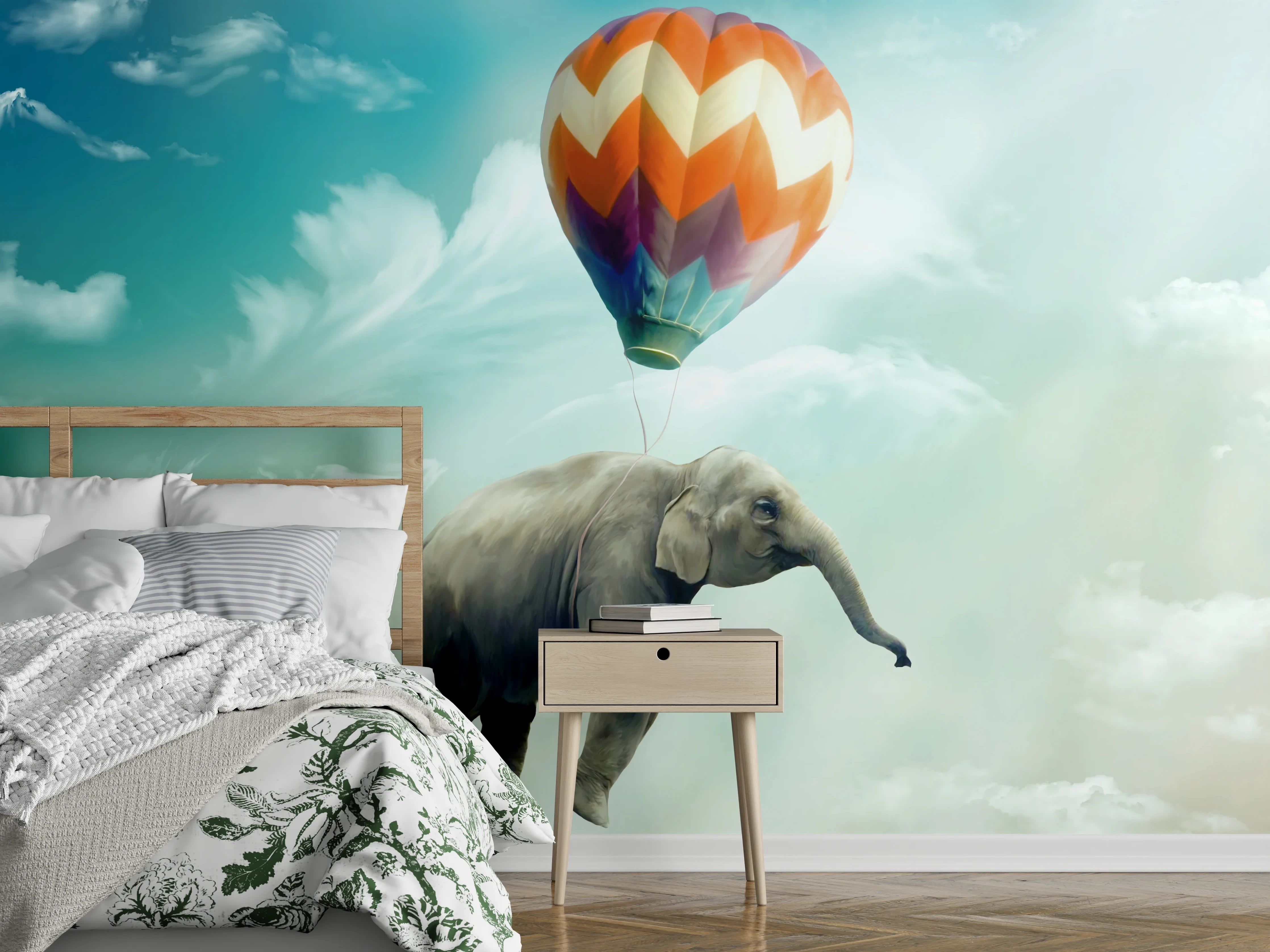 Wandverkleidung Schlafzimmer - Unrealistische Darstellung 