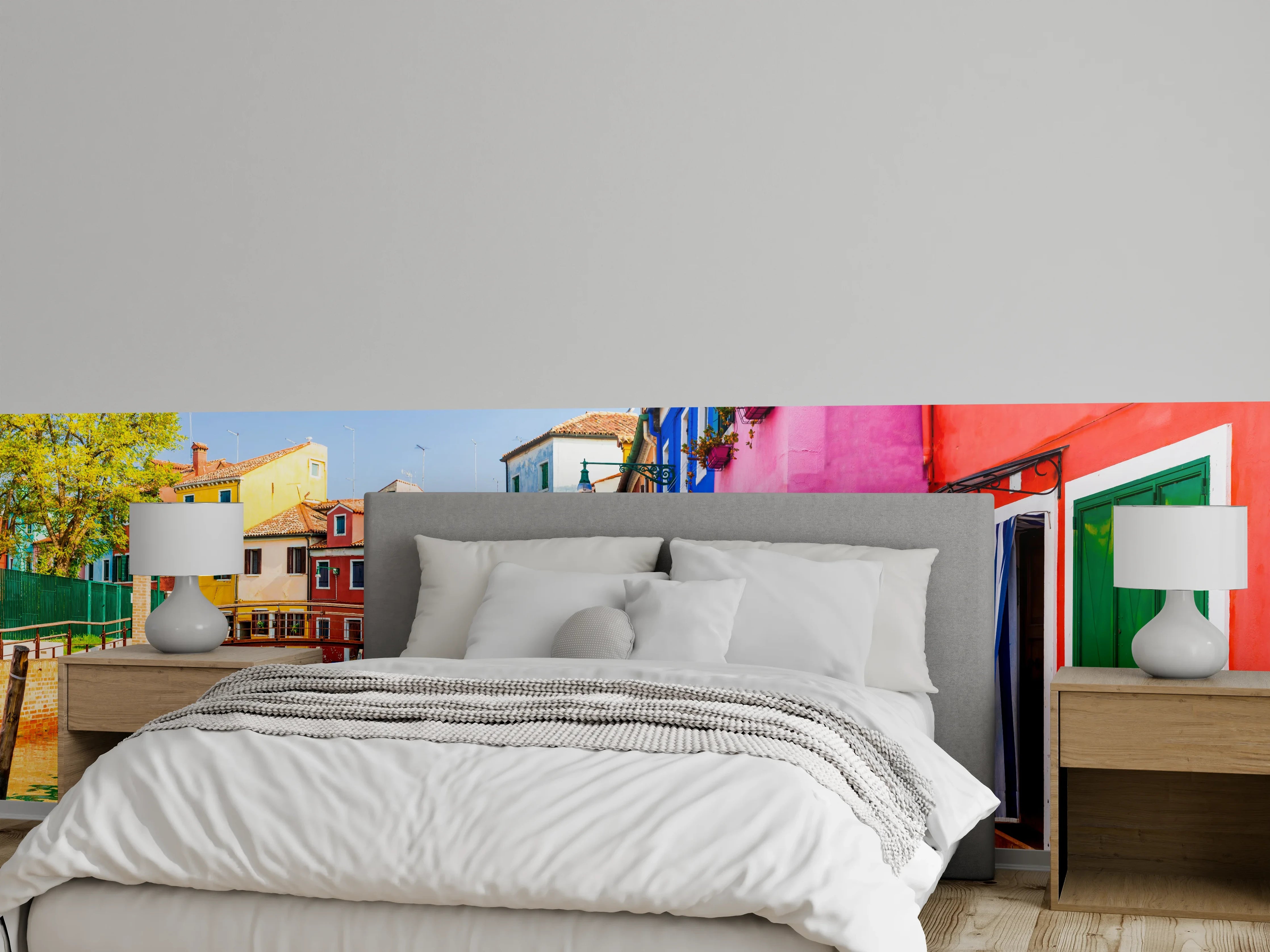 Wandverkleidung Schlafzimmer - Venedig - traditionelle Fischerstadt