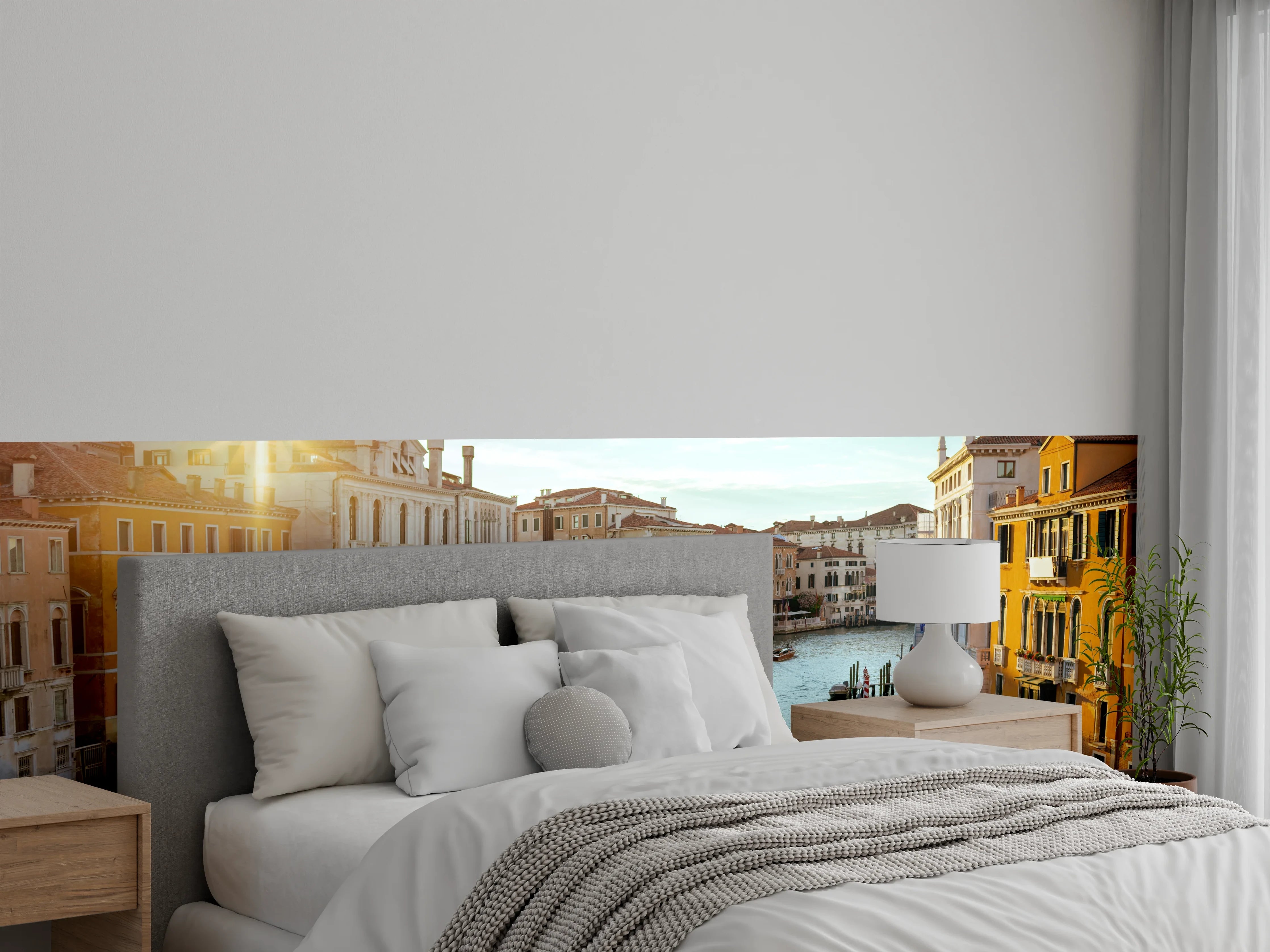 Wandverkleidung Schlafzimmer - Venedig Kanäle bei Sonnenuntergang