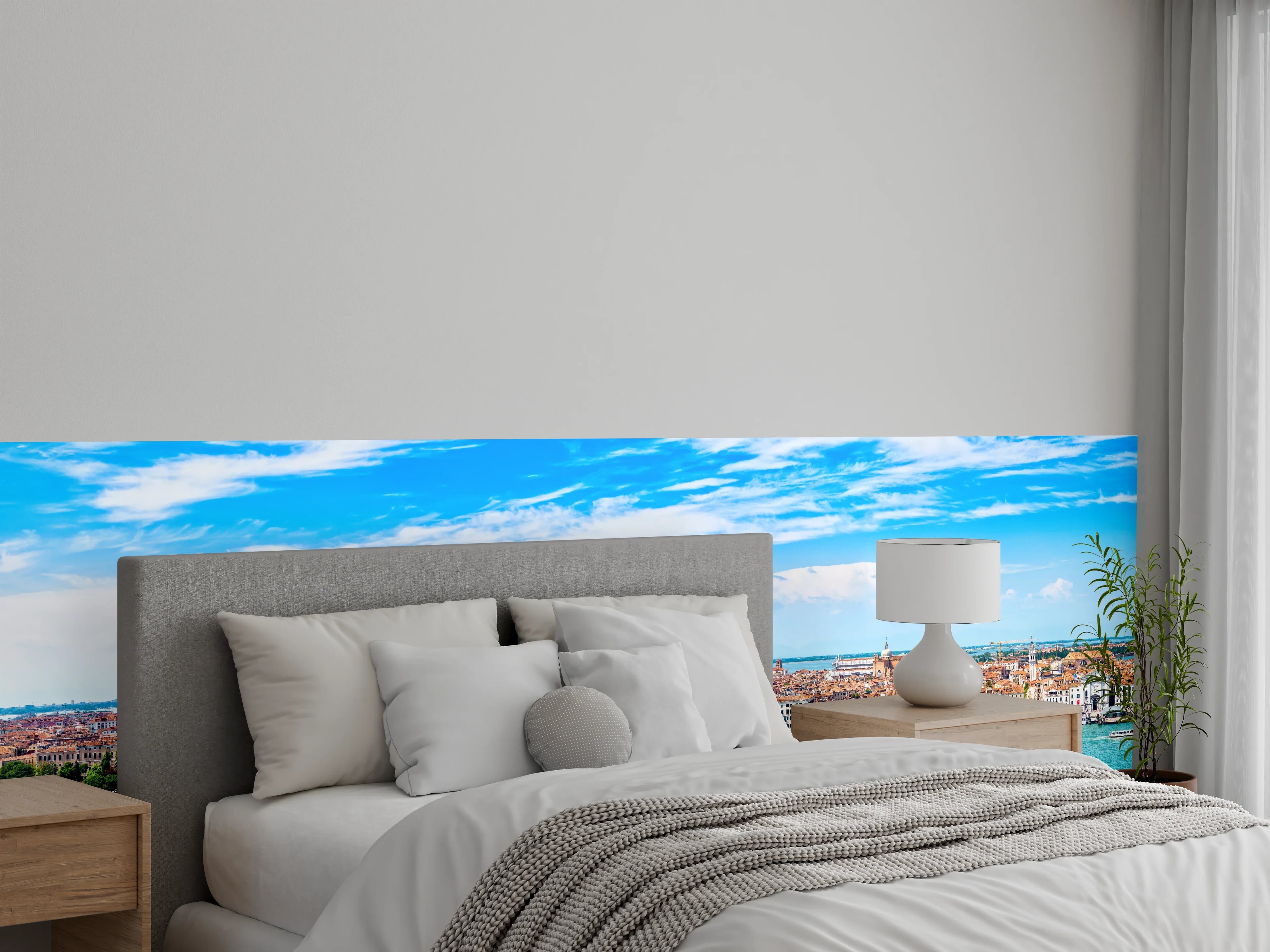 Wandverkleidung Schlafzimmer - Venedig Panoramaluftaufnahme