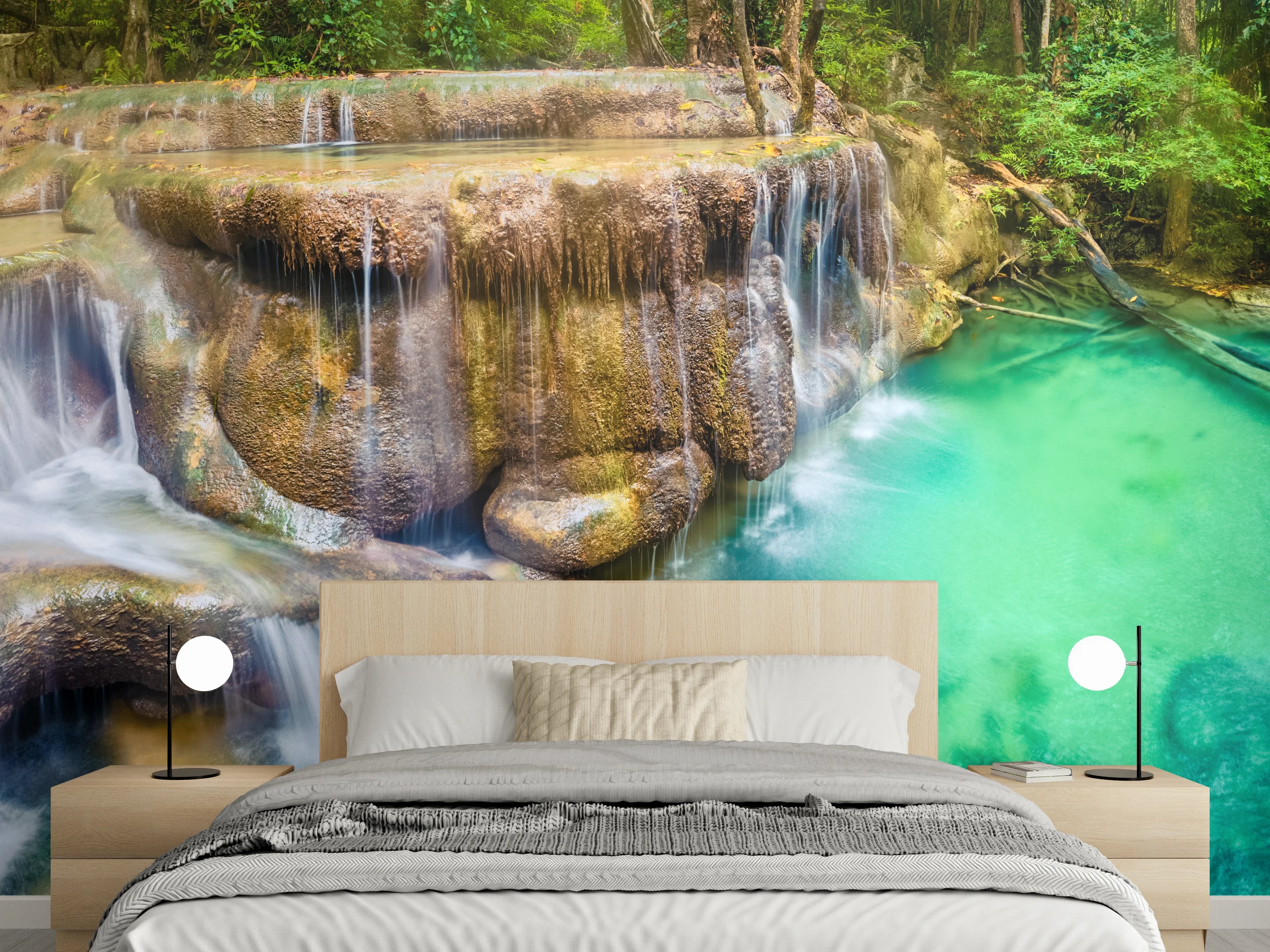 Wandverkleidung Schlafzimmer - Verborgene Oase im Regenwald