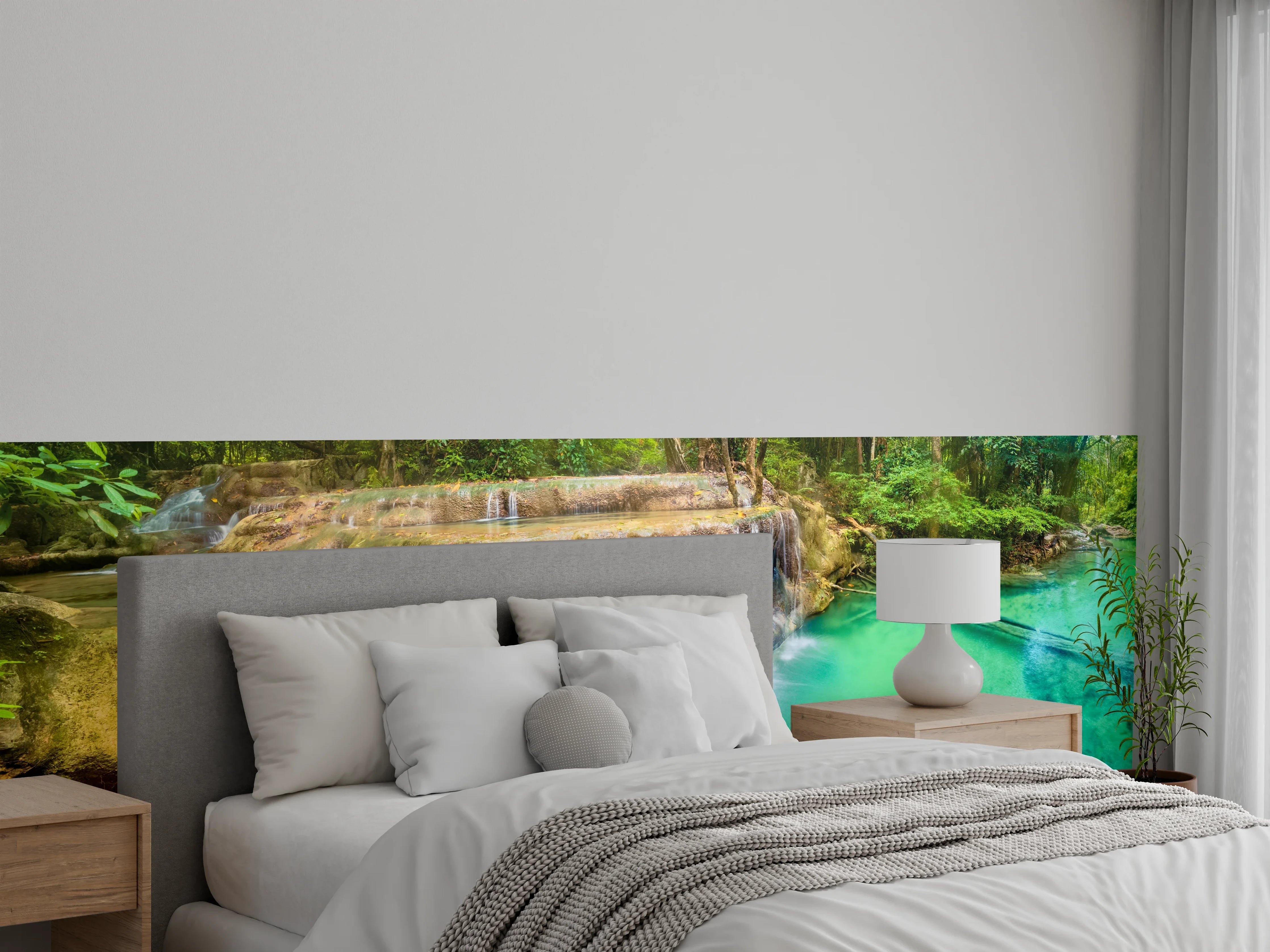 Wandverkleidung Schlafzimmer - Verborgene Oase im Regenwald