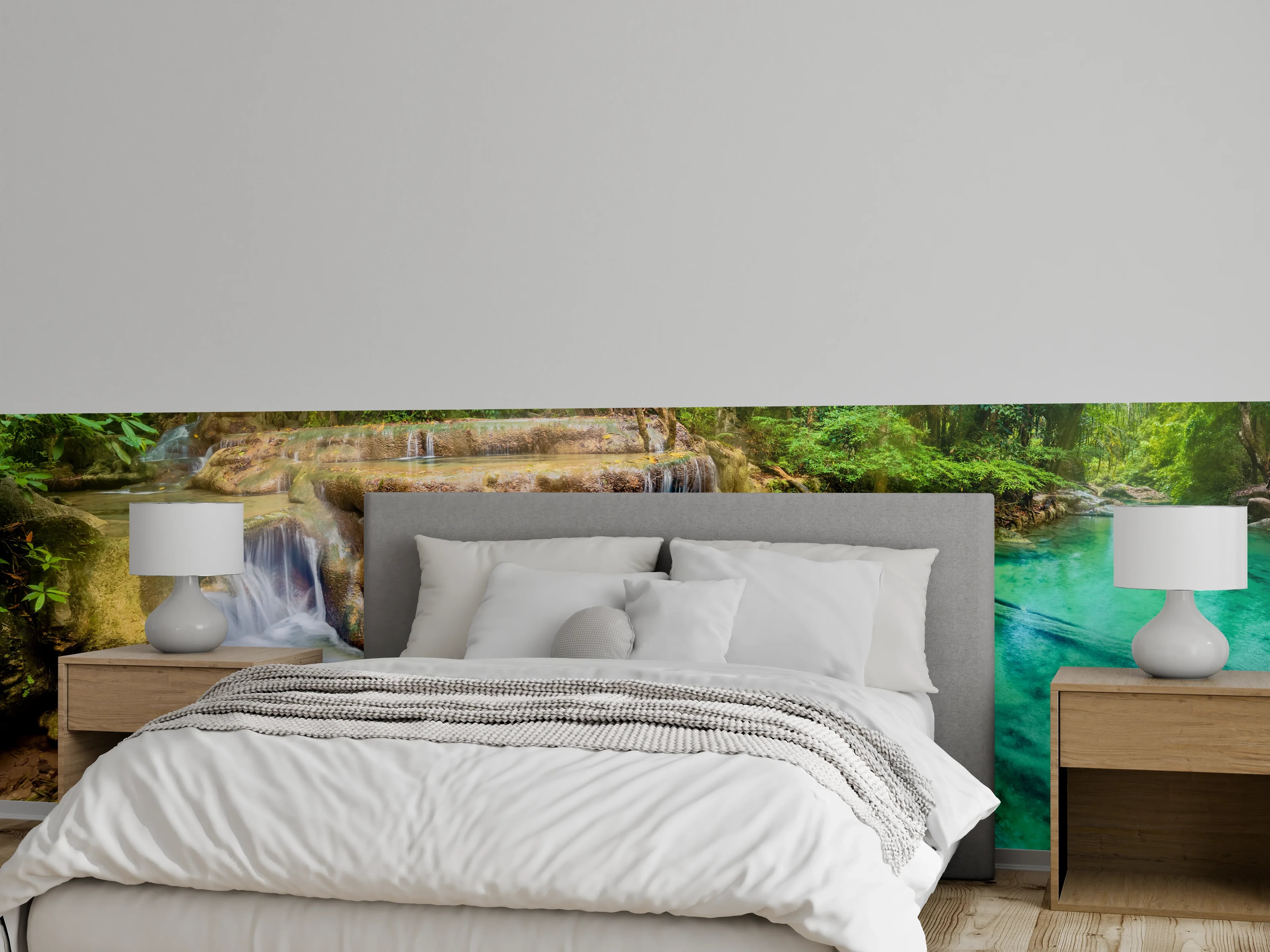 Wandverkleidung Schlafzimmer - Verborgene Oase im Regenwald