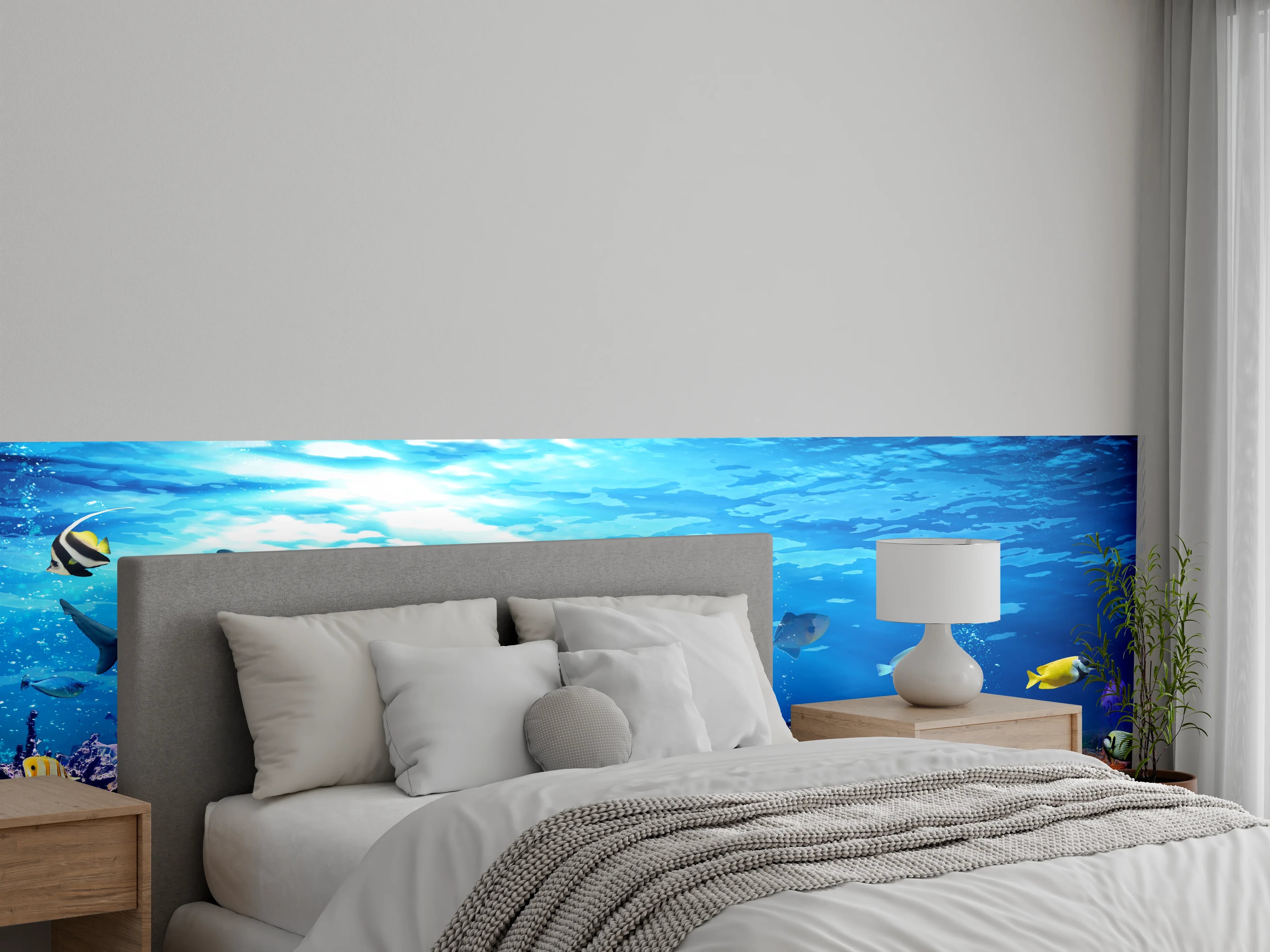 Wandverkleidung Schlafzimmer - Vielfältige Unterwasserwelt