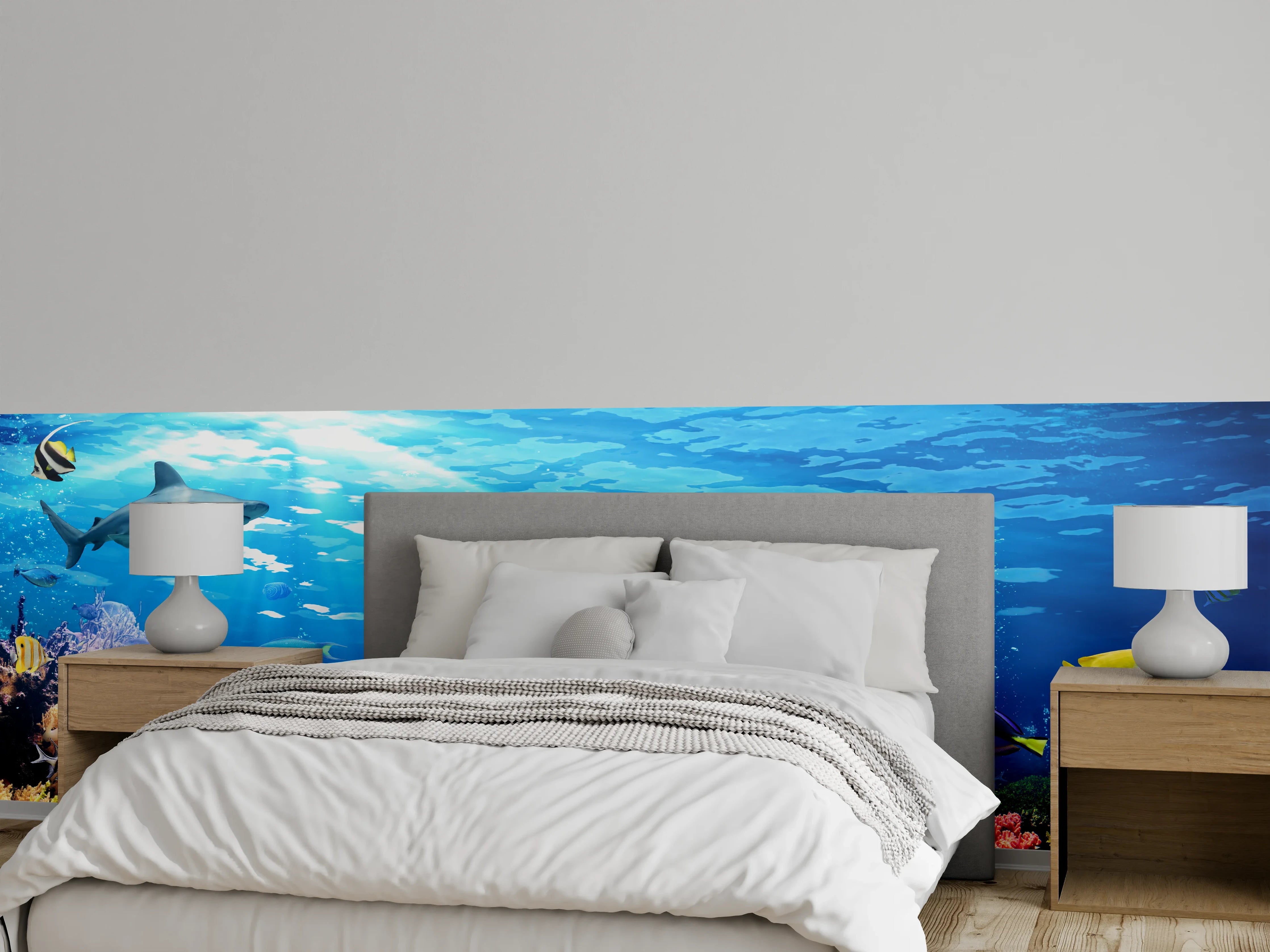 Wandverkleidung Schlafzimmer - Vielfältige Unterwasserwelt
