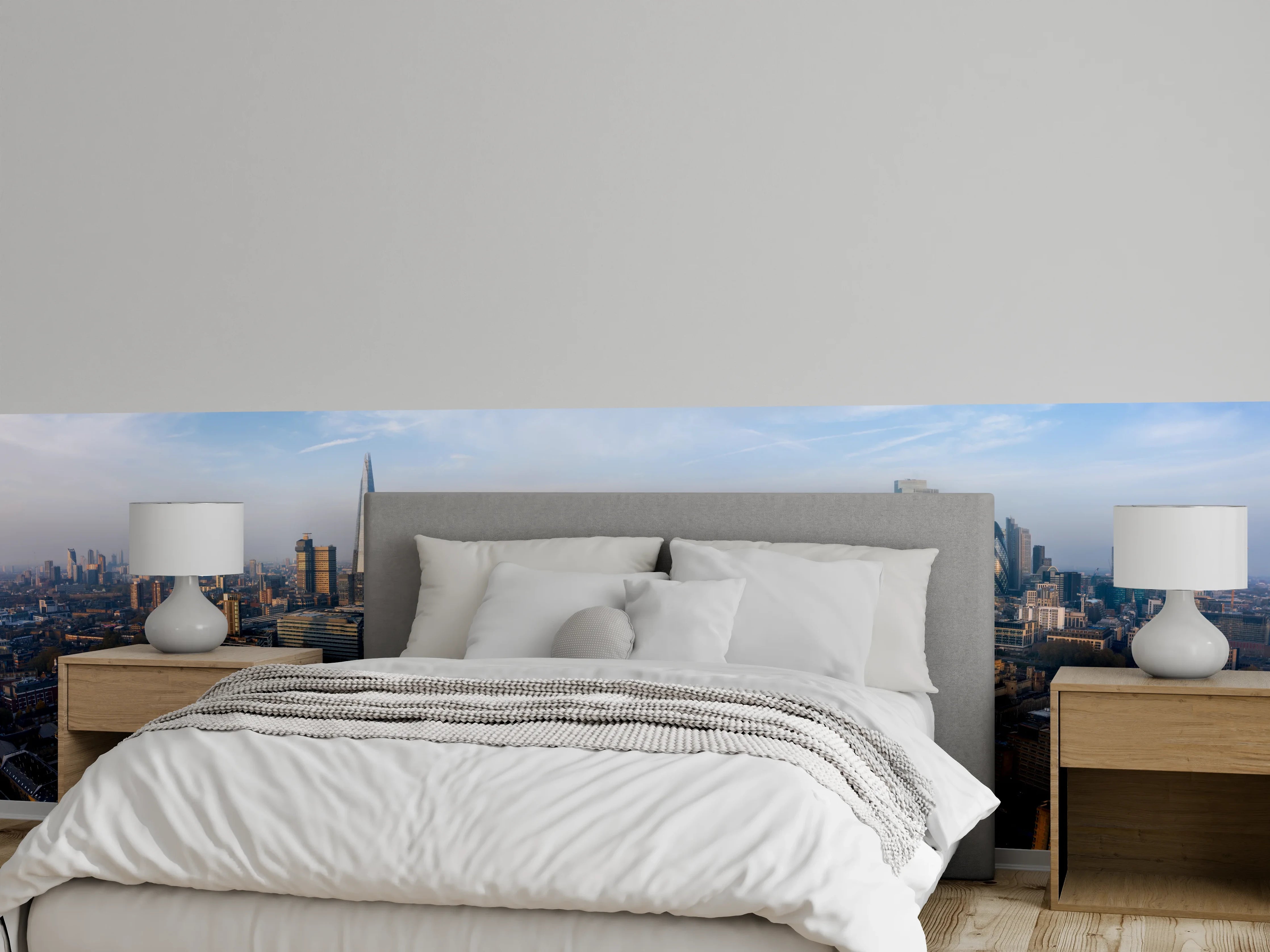 Wandverkleidung Schlafzimmer - Vogelperspektive der Tower Bridge, London