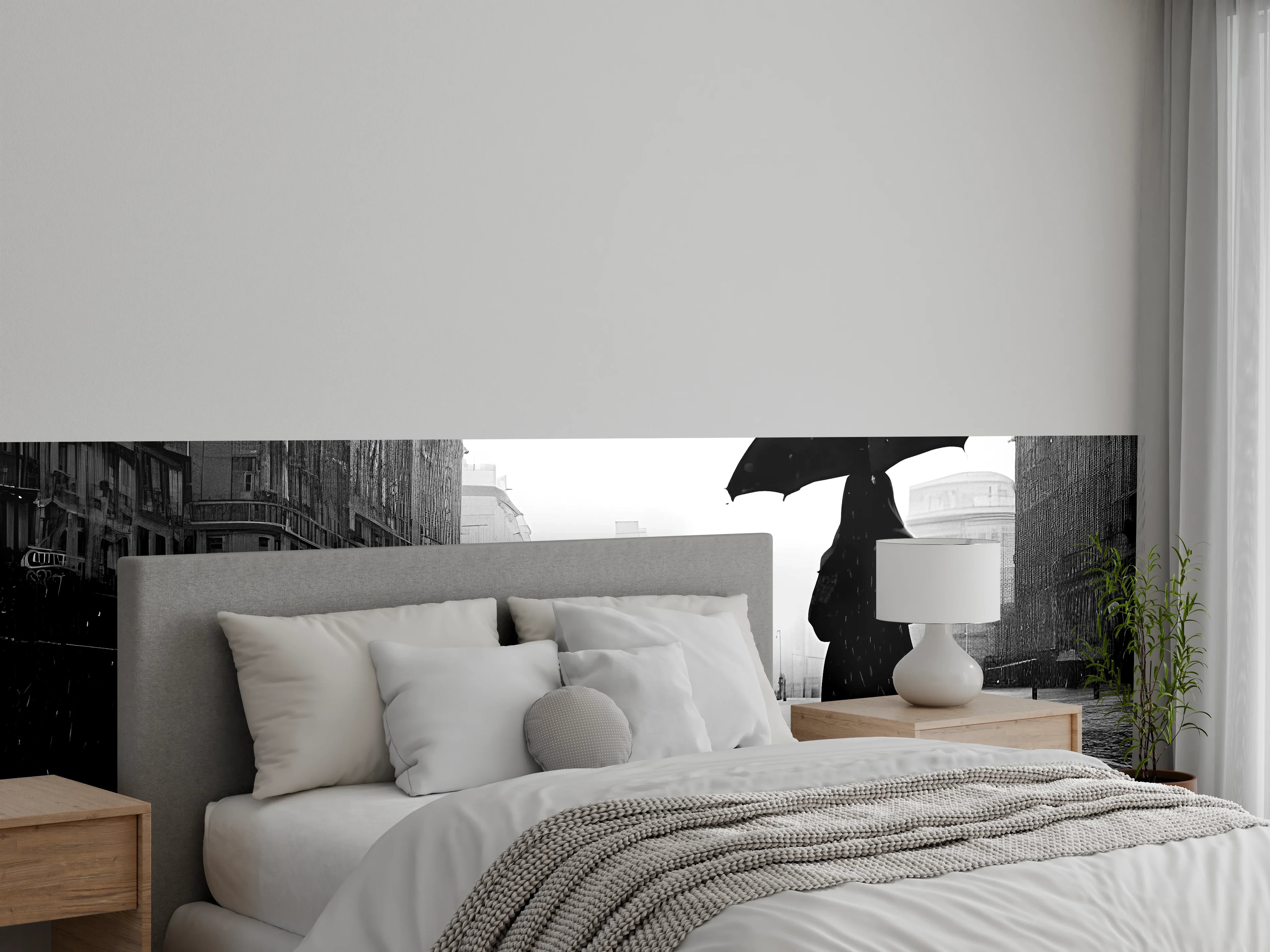 Wandverkleidung Schlafzimmer - Walking Alone