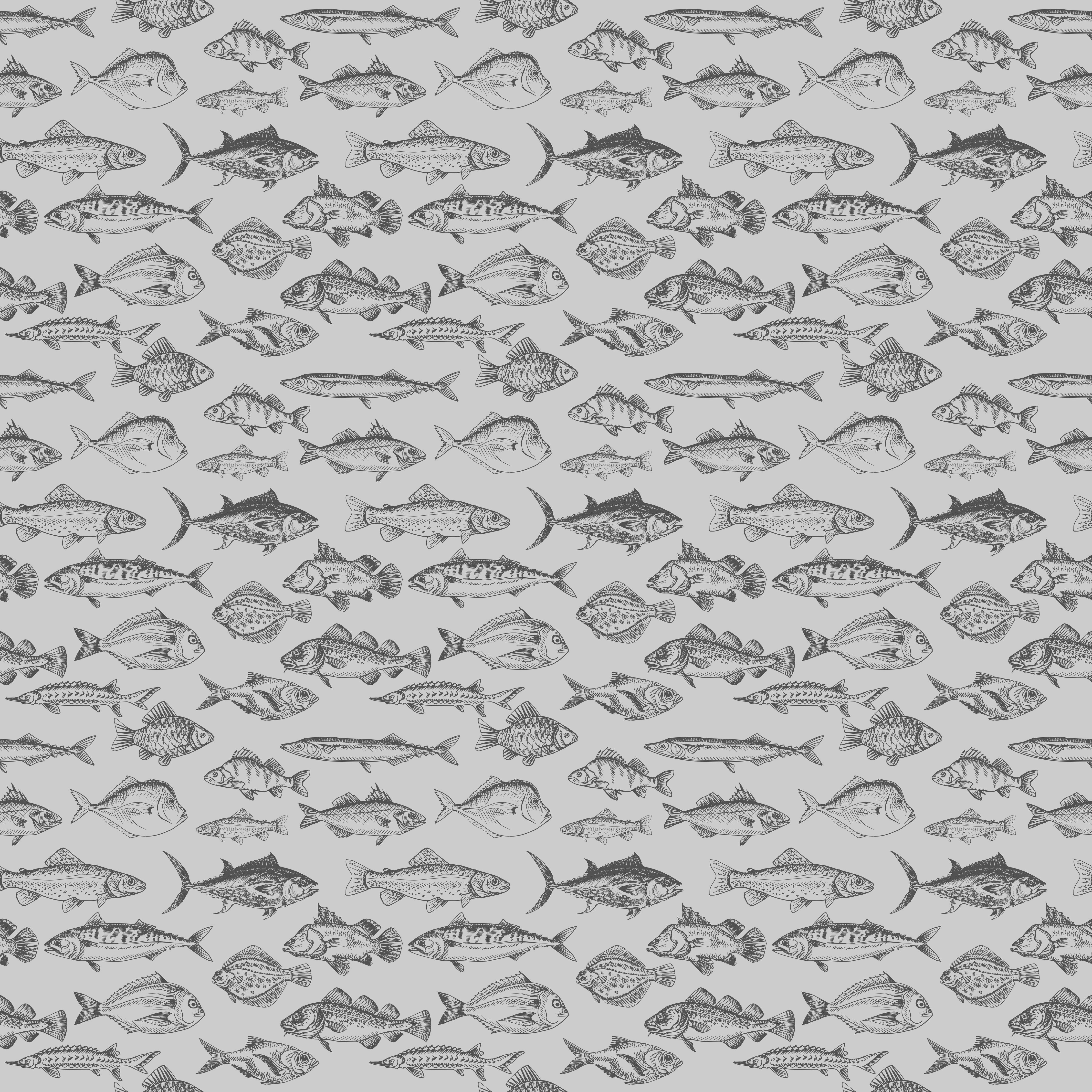 Wandverkleidung Schlafzimmer-Weiß-Grau Fischmuster