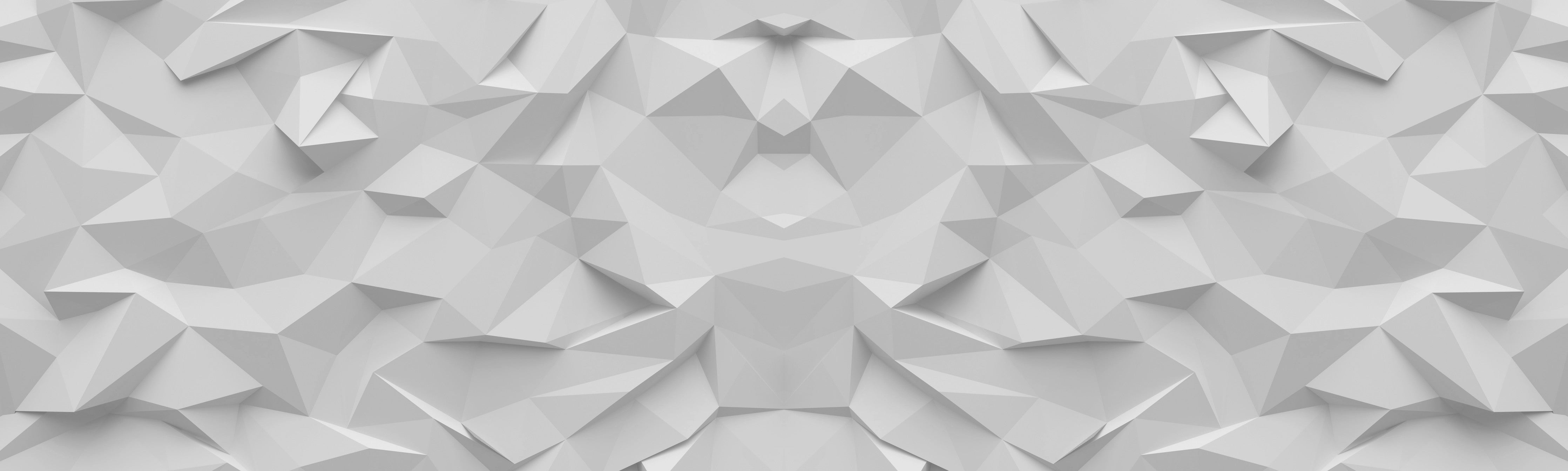 Wandverkleidung Schlafzimmer-Weiß-Graue Geometrie-Textur