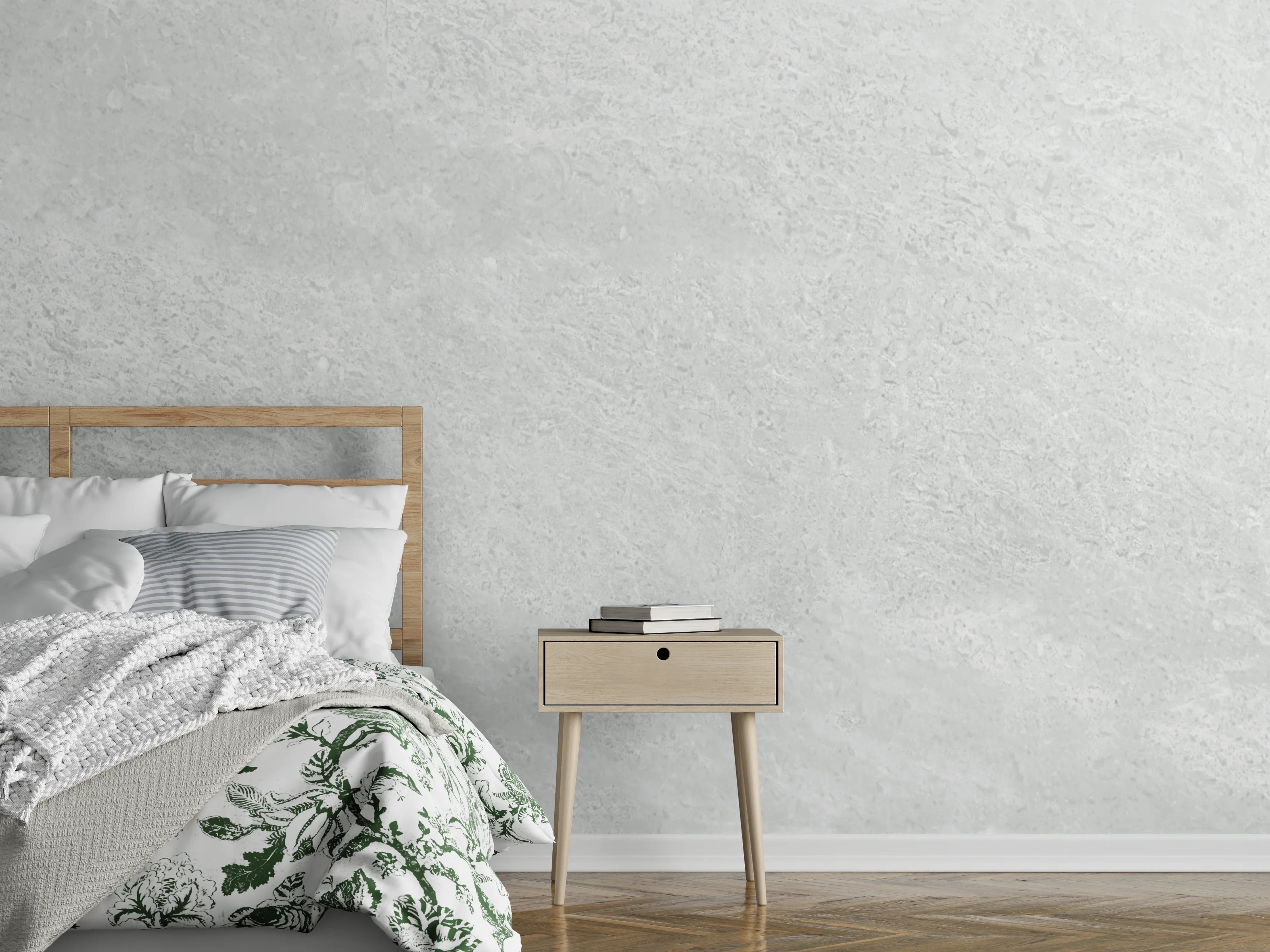 Wandverkleidung Schlafzimmer - Weiße Licht Marmor Textur