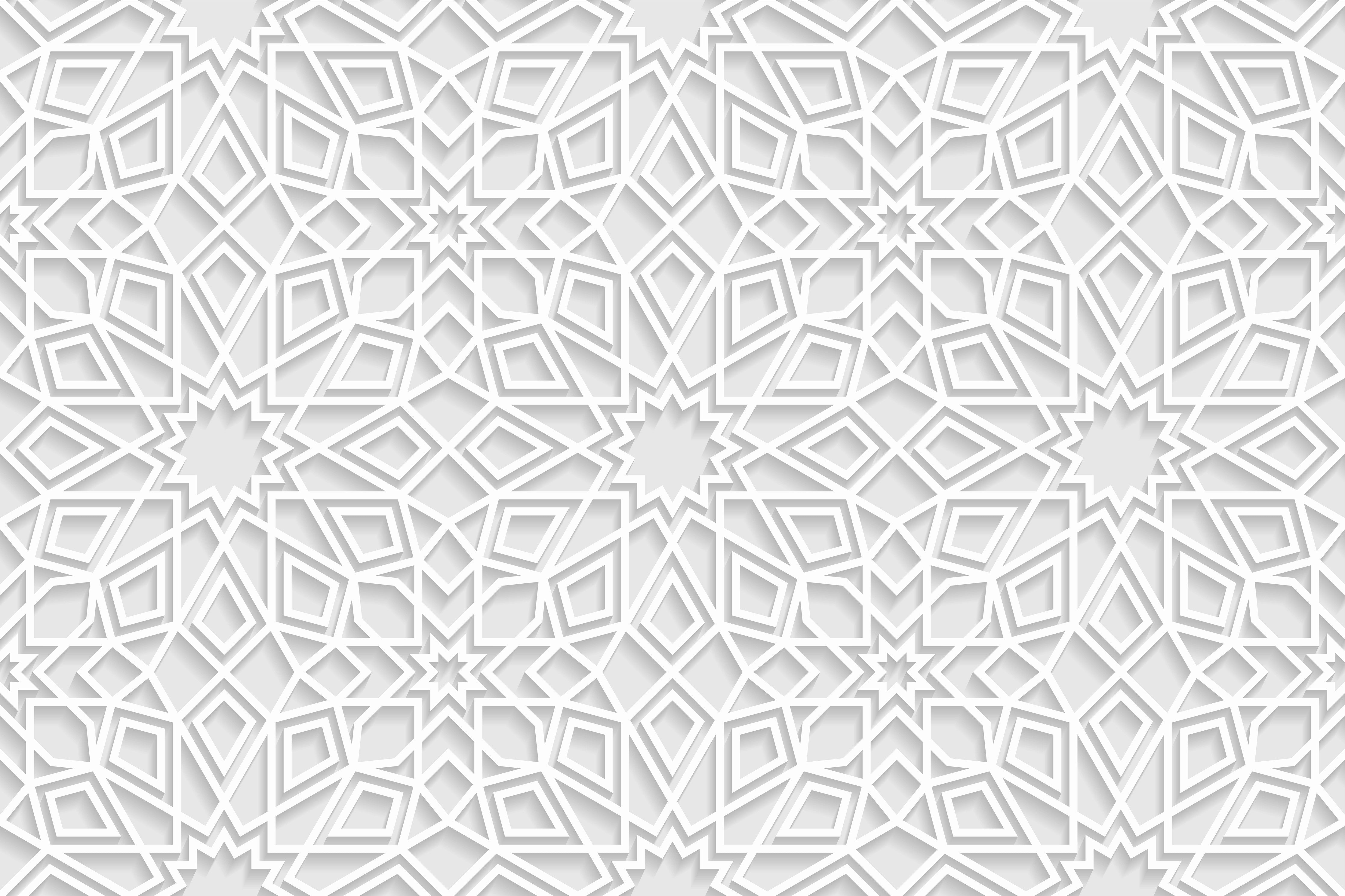 Wandverkleidung Schlafzimmer-Weiße geometrische Musterschicht