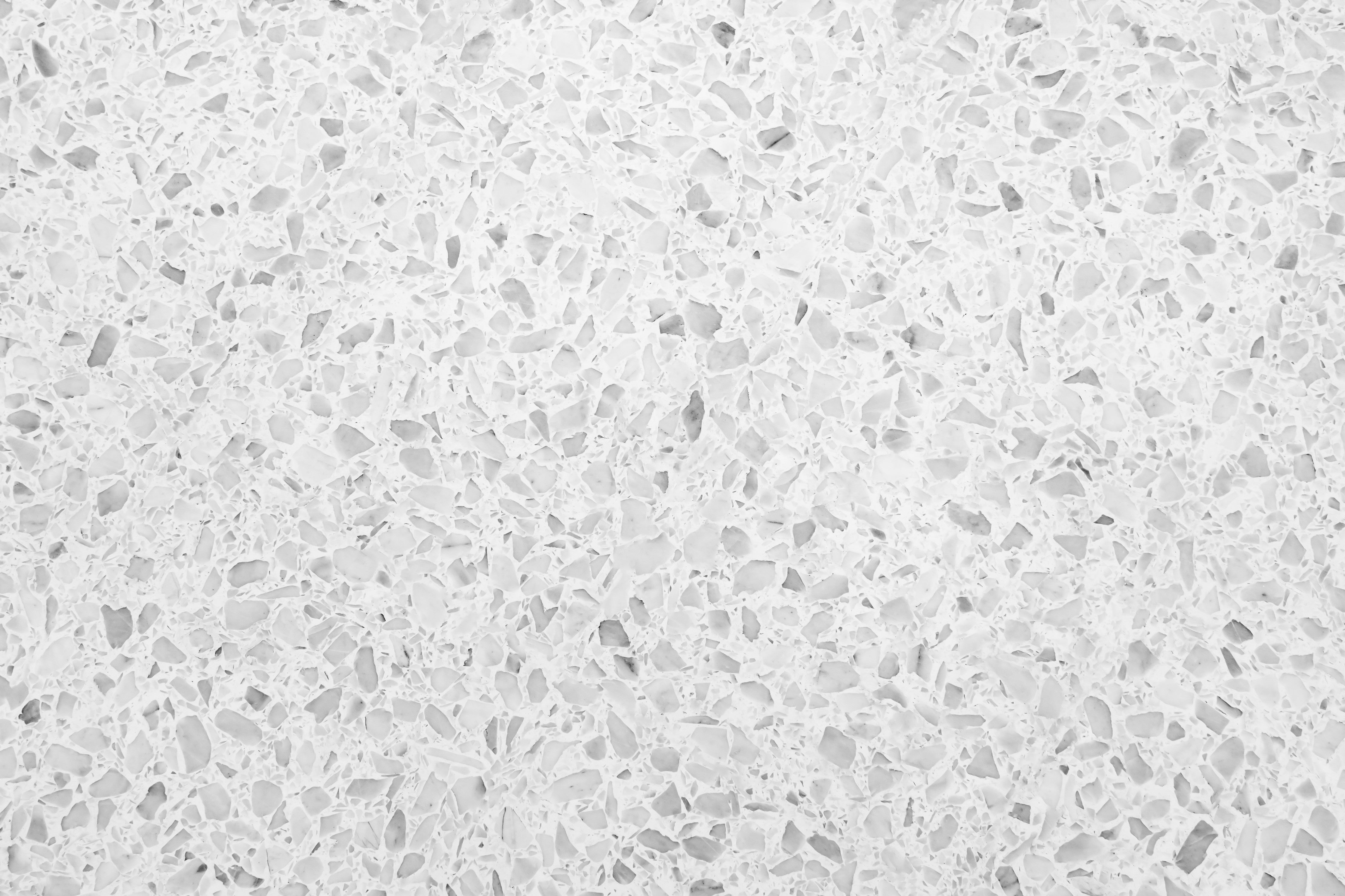 Wandverkleidung Schlafzimmer-Weißgrauer Terrazzo-Look: Modern & Elegant