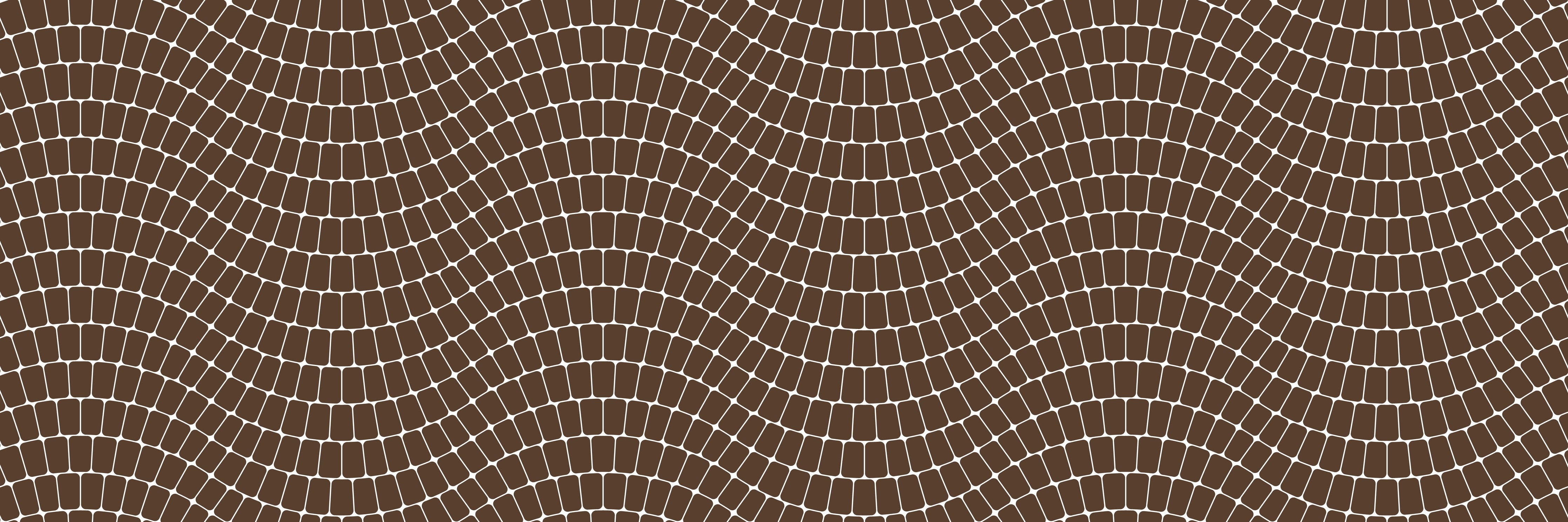 Wandverkleidung Schlafzimmer-Wellenmuster Braun Weiß Wanddesign
