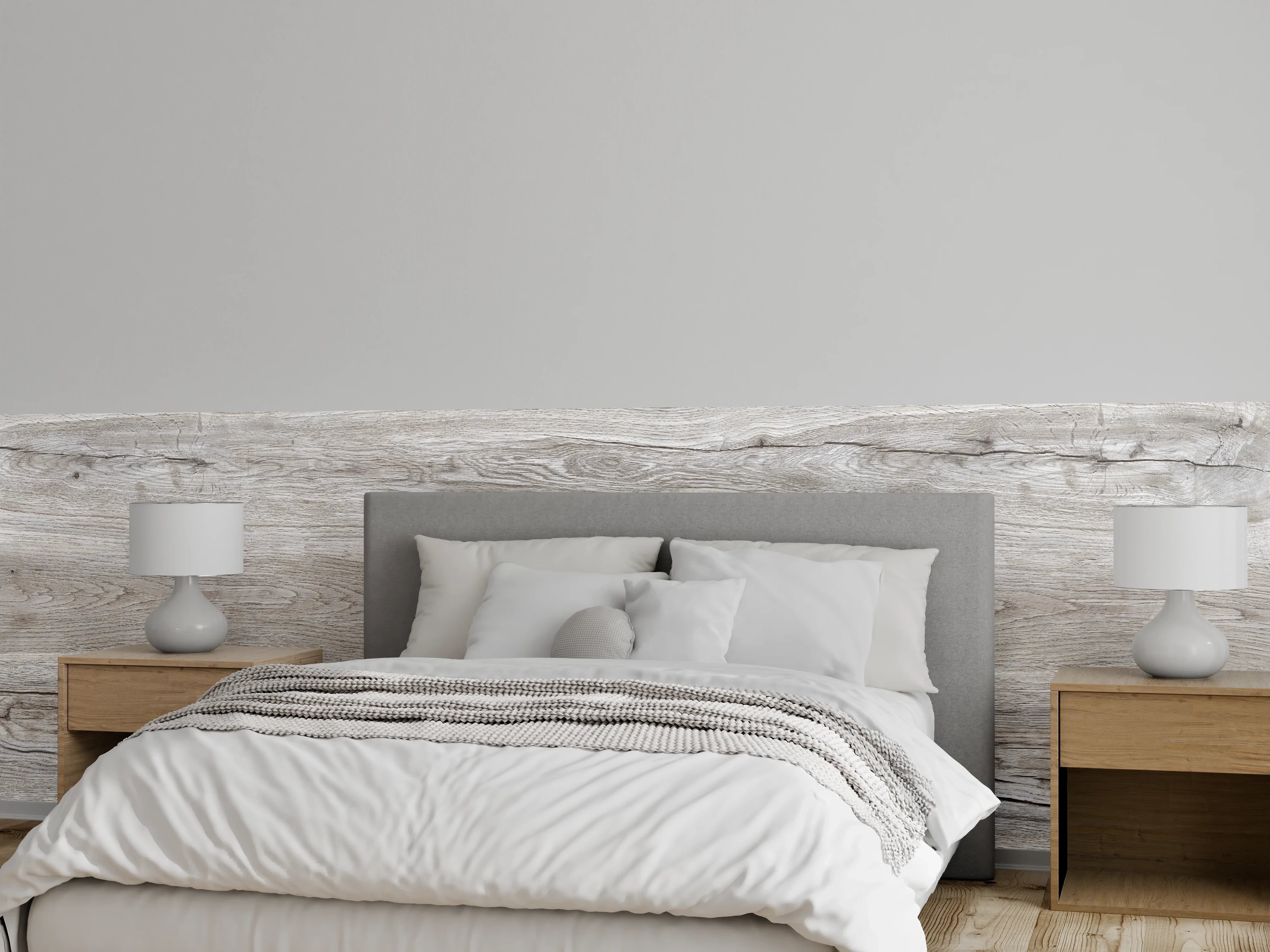 Wandverkleidung Schlafzimmer - Wunderschöne Kiefernholz-struktur 