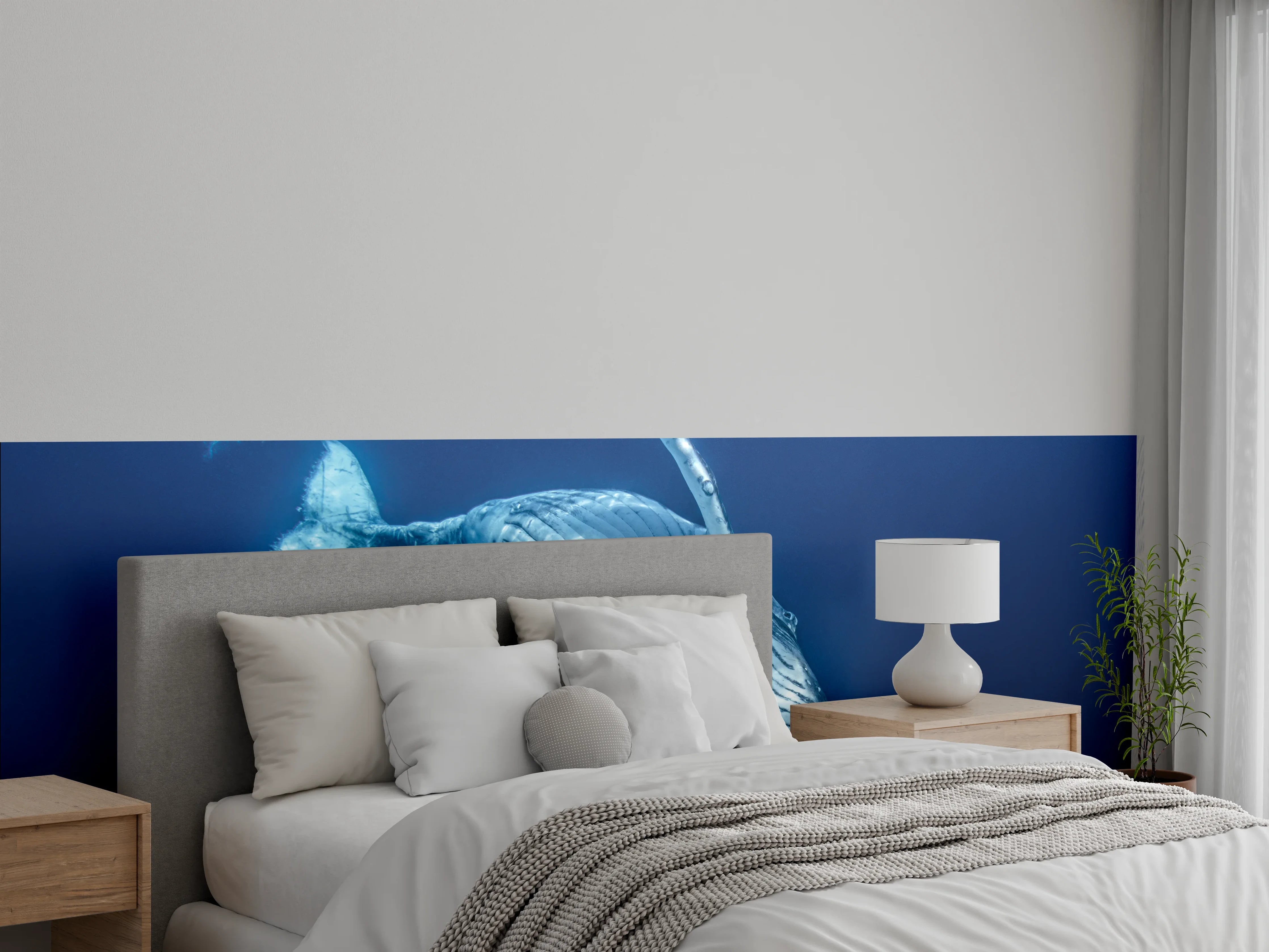 Wandverkleidung Schlafzimmer - Wunderschönes Buckelwalbaby