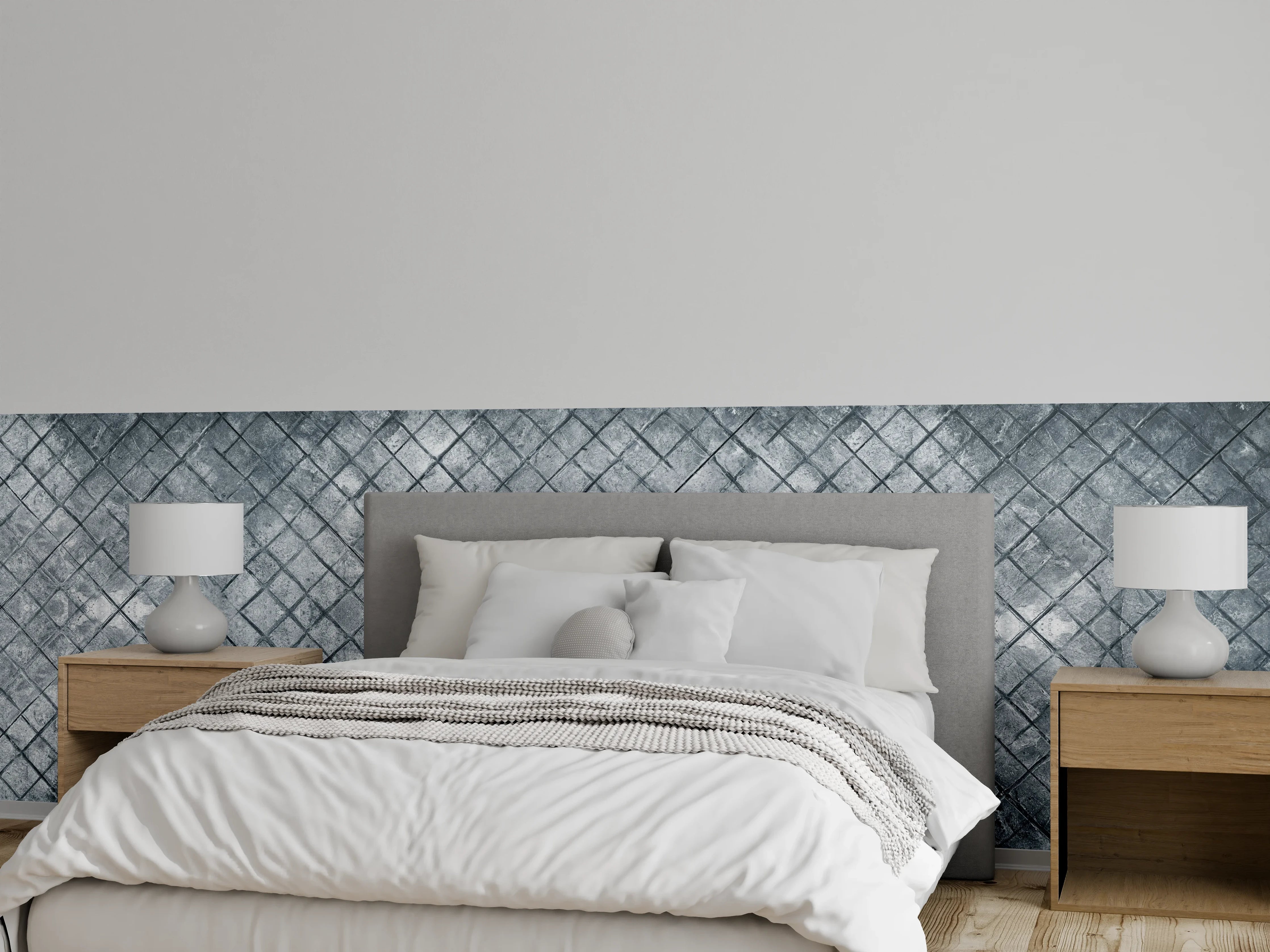 Wandverkleidung Schlafzimmer - Zement oberflächen Textur von Beton