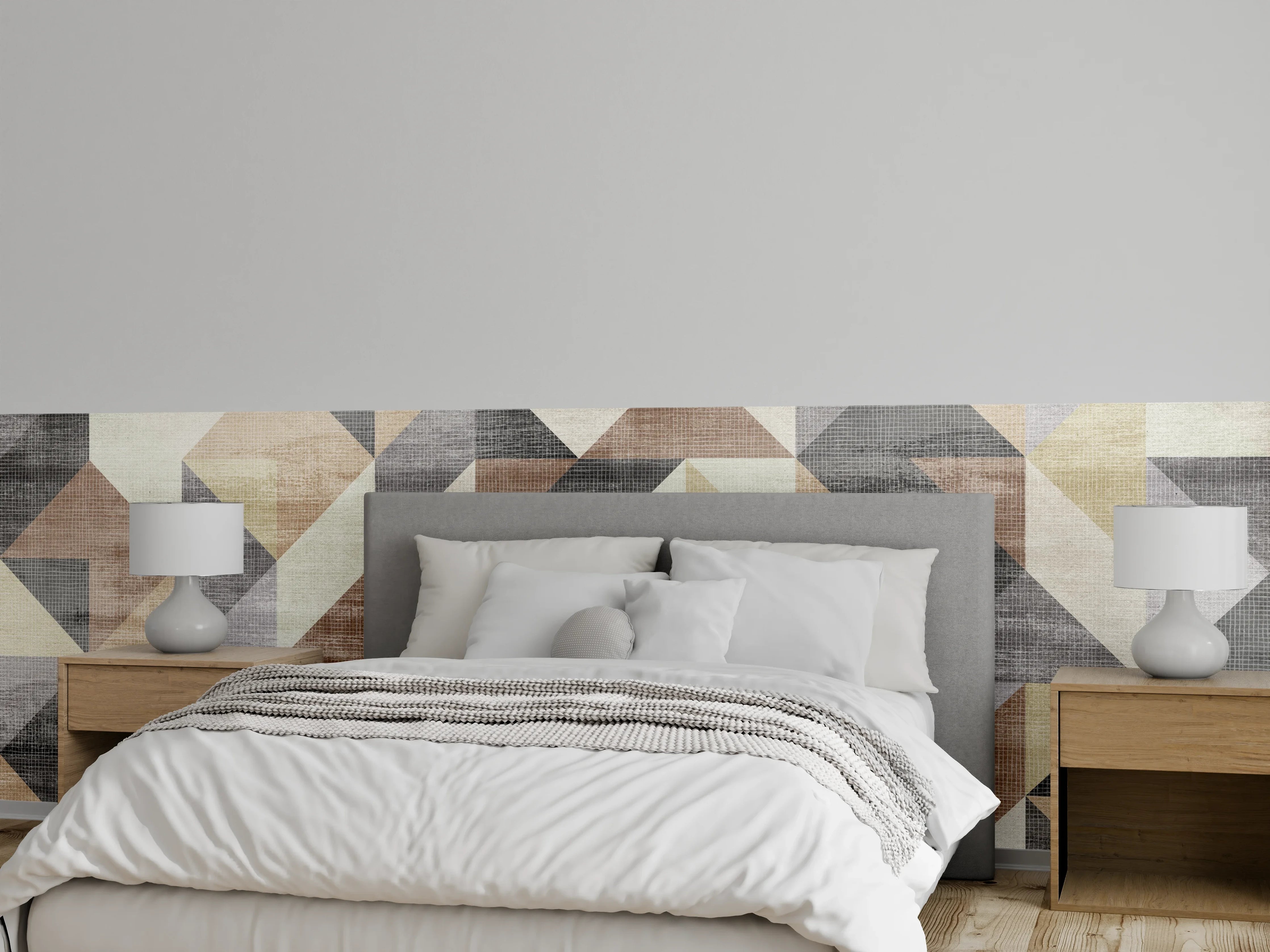 Wandverkleidung Schlafzimmer - gestreiften Stoff Textur 