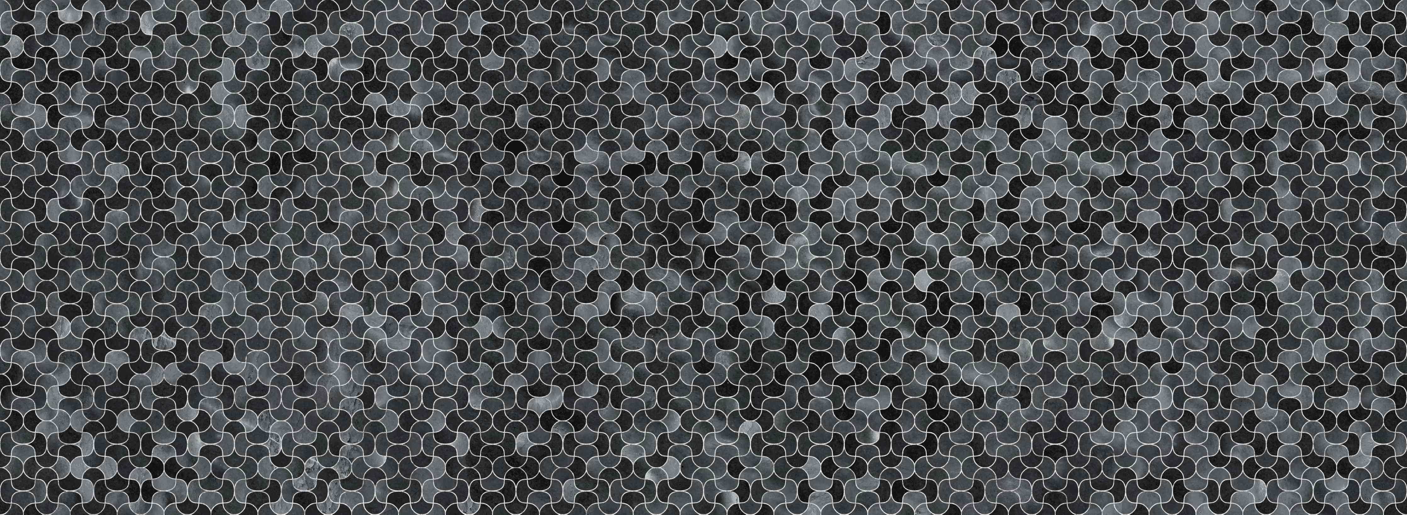 Wandverkleidung Wohnzimmer-Abstrakte schwarze Pixel Mosaik Textur