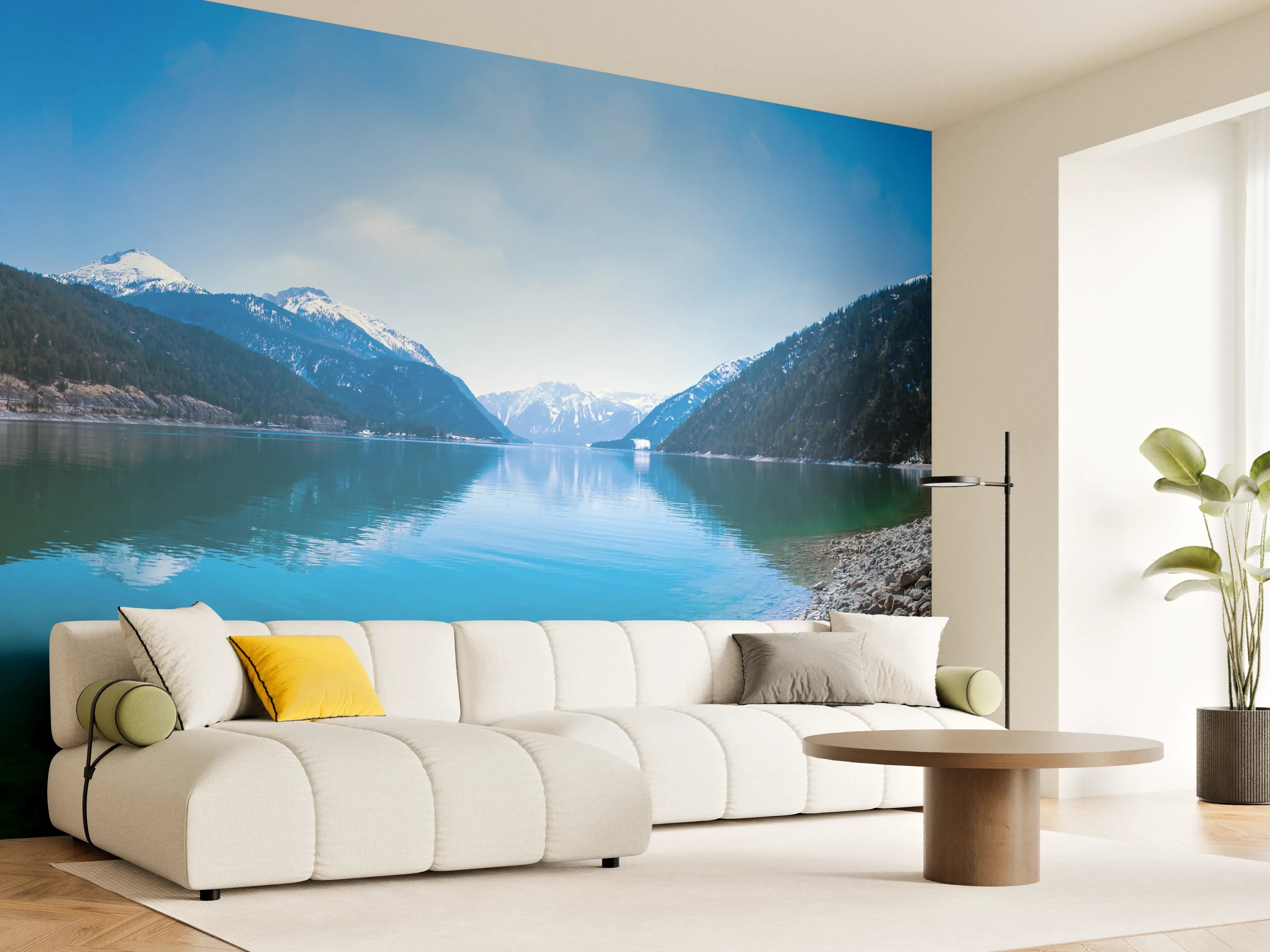 Wandverkleidung Wohnzimmer - Achensee in Österreich