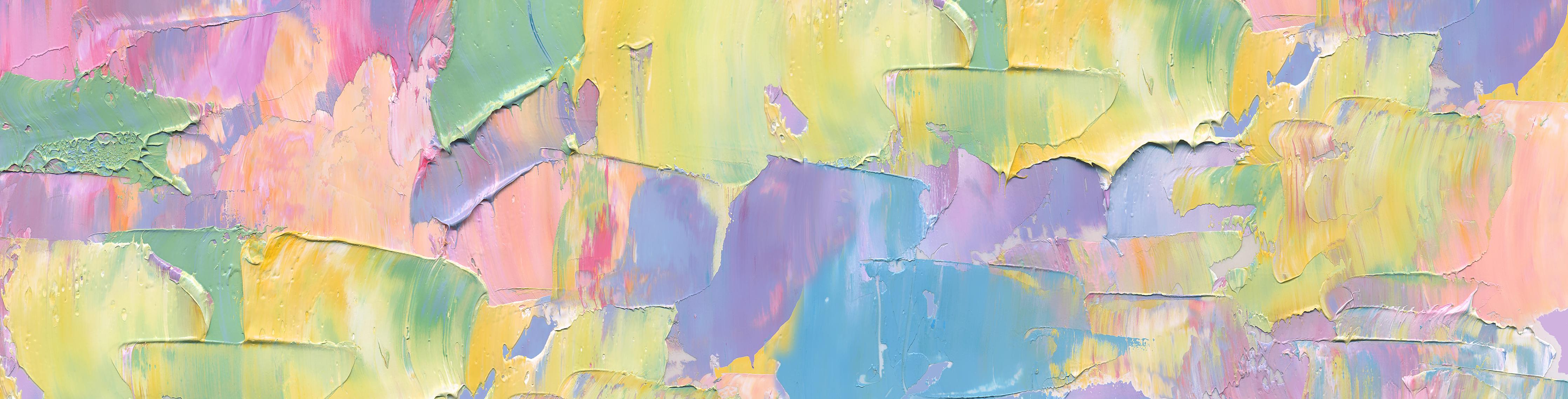 Wandverkleidung Wohnzimmer-Acryl Kunstwerk - bunt
