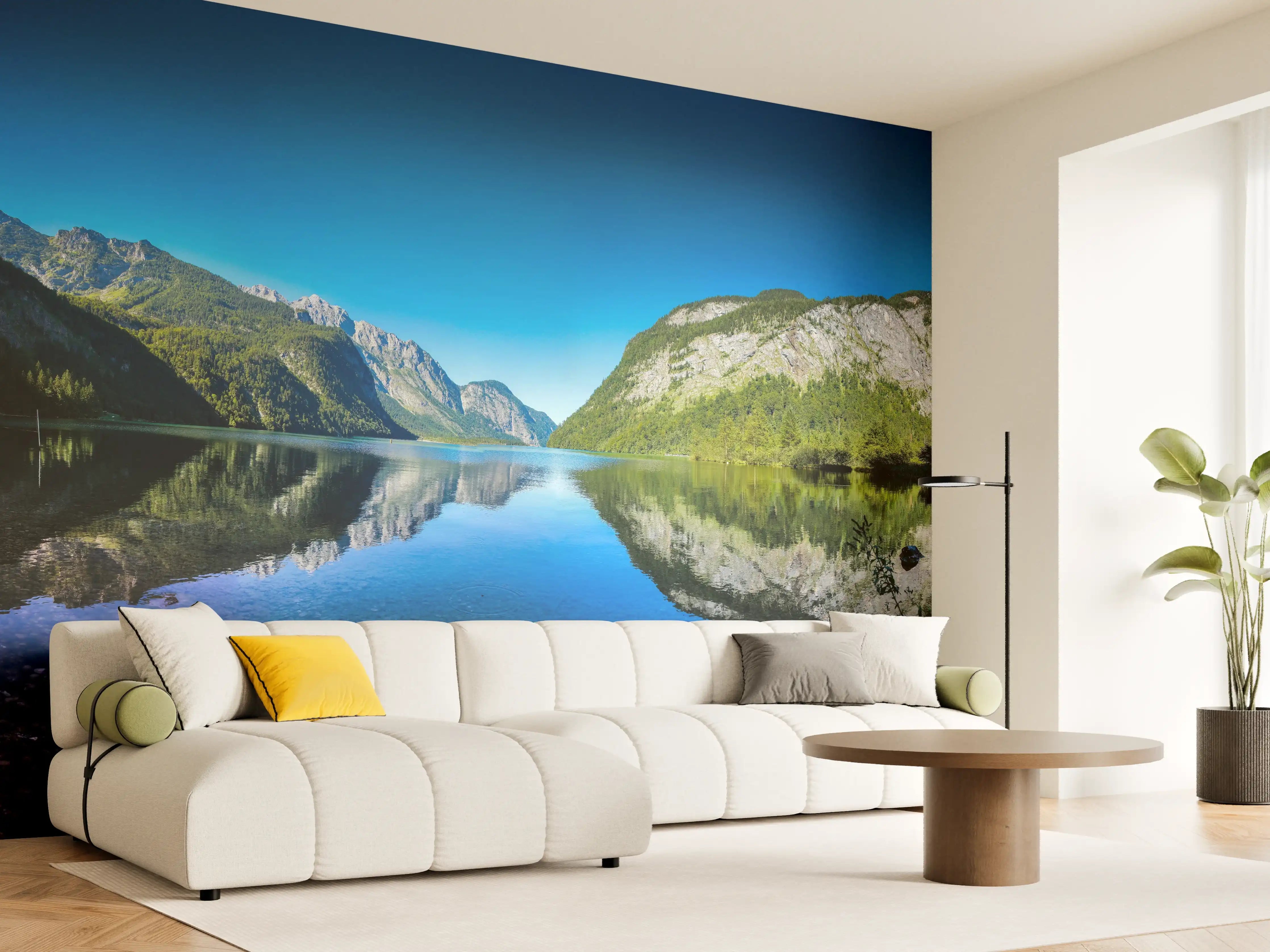 Wandverkleidung Wohnzimmer - Alpen Königsee Österreich